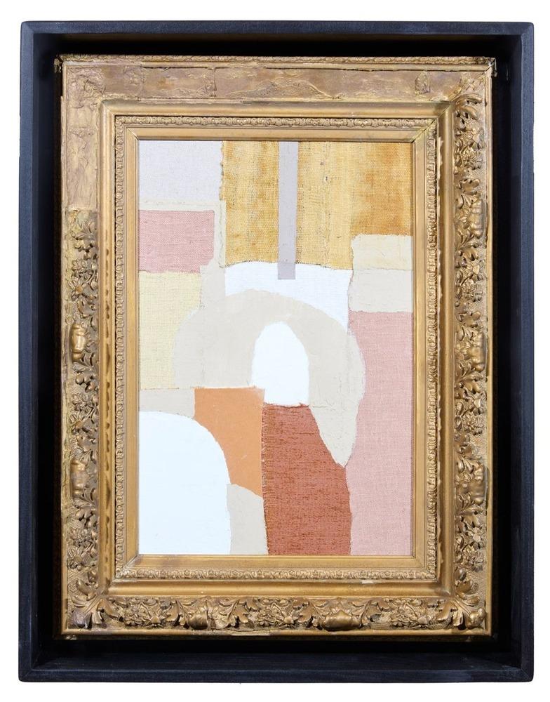 Contemporary Raoul Morren, Assembled Fragments Mixed-Media Wall Art