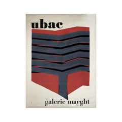 1978 original exhibition poster by Raoul Ubac - Galerie Maeght