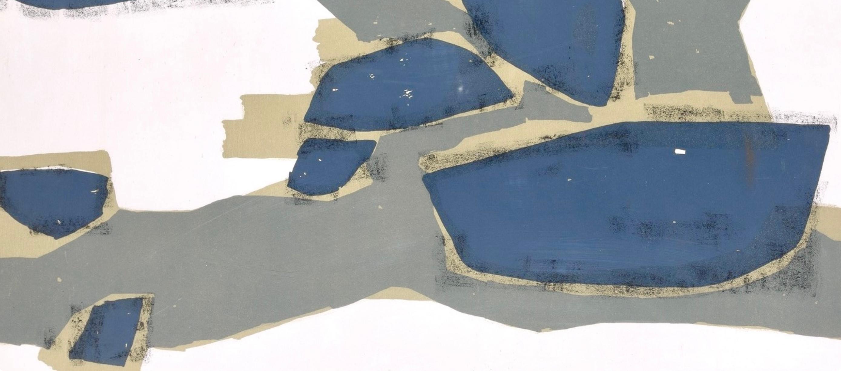 Abstract Print de Raoul Ubac - Composición, Derrière le miroir