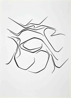 Composition - Original Lithgraph by Raoul Ubac - 1968