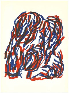 Composition - Original Lithograph by Raoul Ubac - 1968