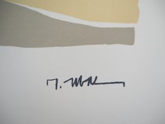 Four Directions, Abstract Composition - Original lithograph