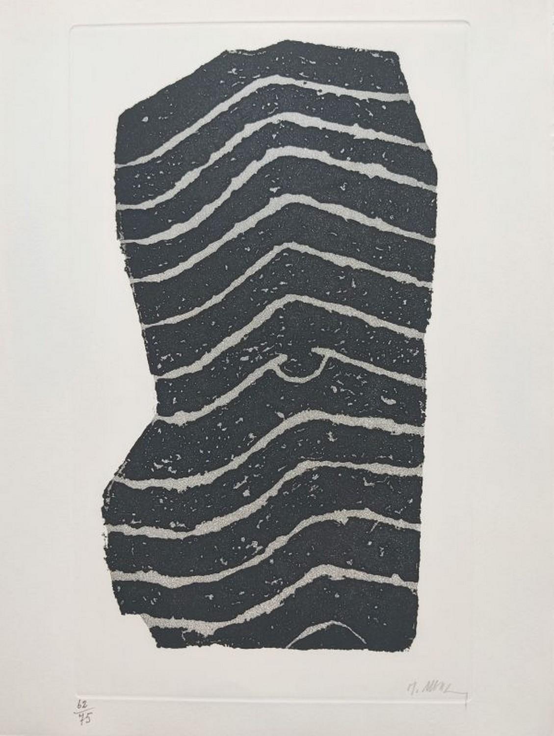 Abstract Print Raoul Ubac - Paroles Peintes 