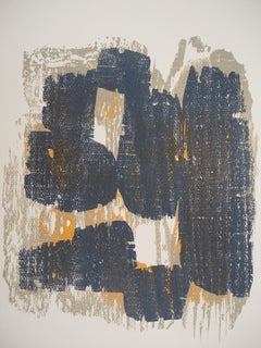 Rythm (Slates) - Original Woodcut Print