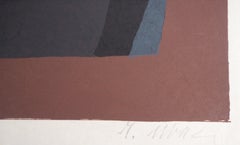 Figure surréaliste - Lithographie originale signée à la main