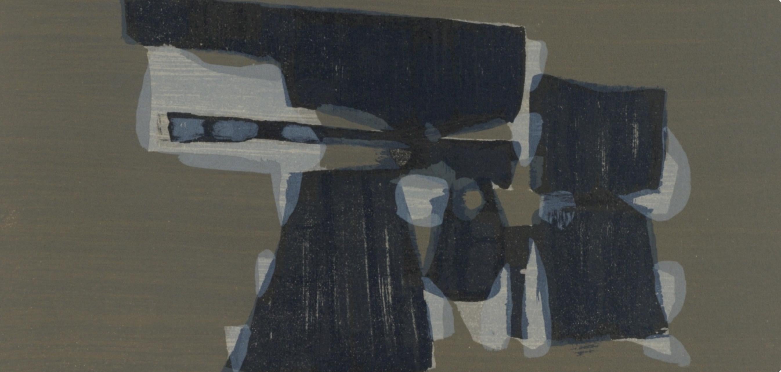 Ubac, Charrue, l’Hommage à Georges Braque, Derrière le miroir (after) - Print by Raoul Ubac