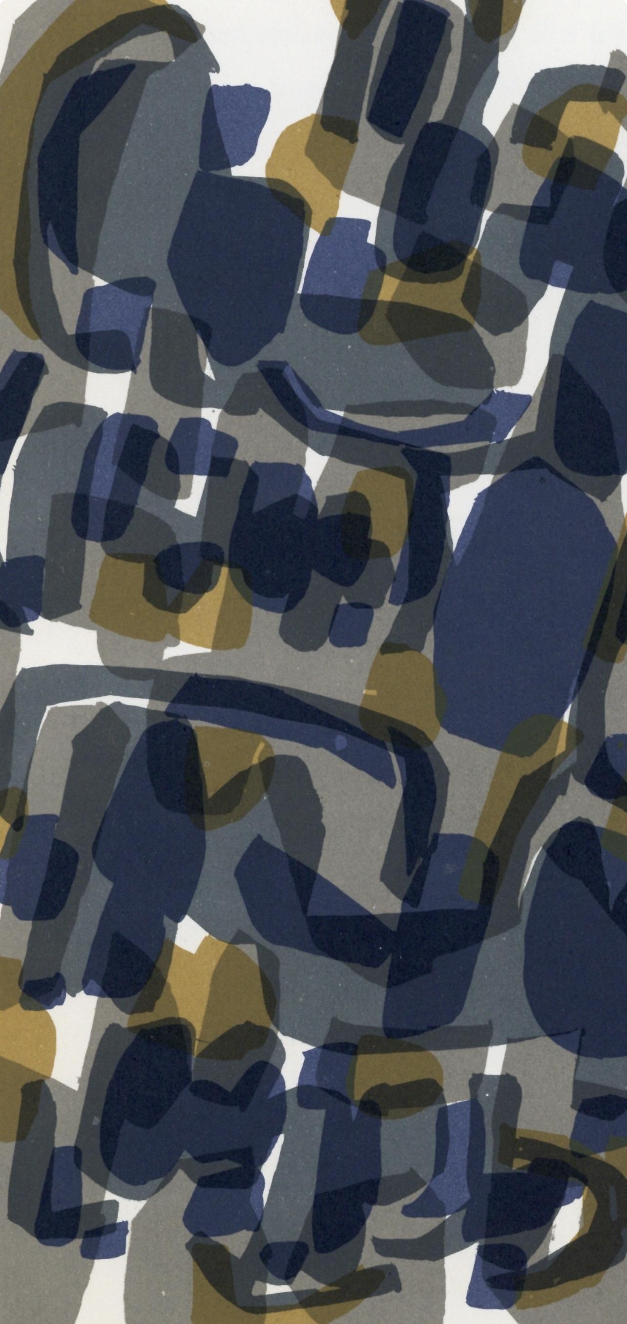 Ubac, Composition, Derrière le miroir (after) - Print by Raoul Ubac