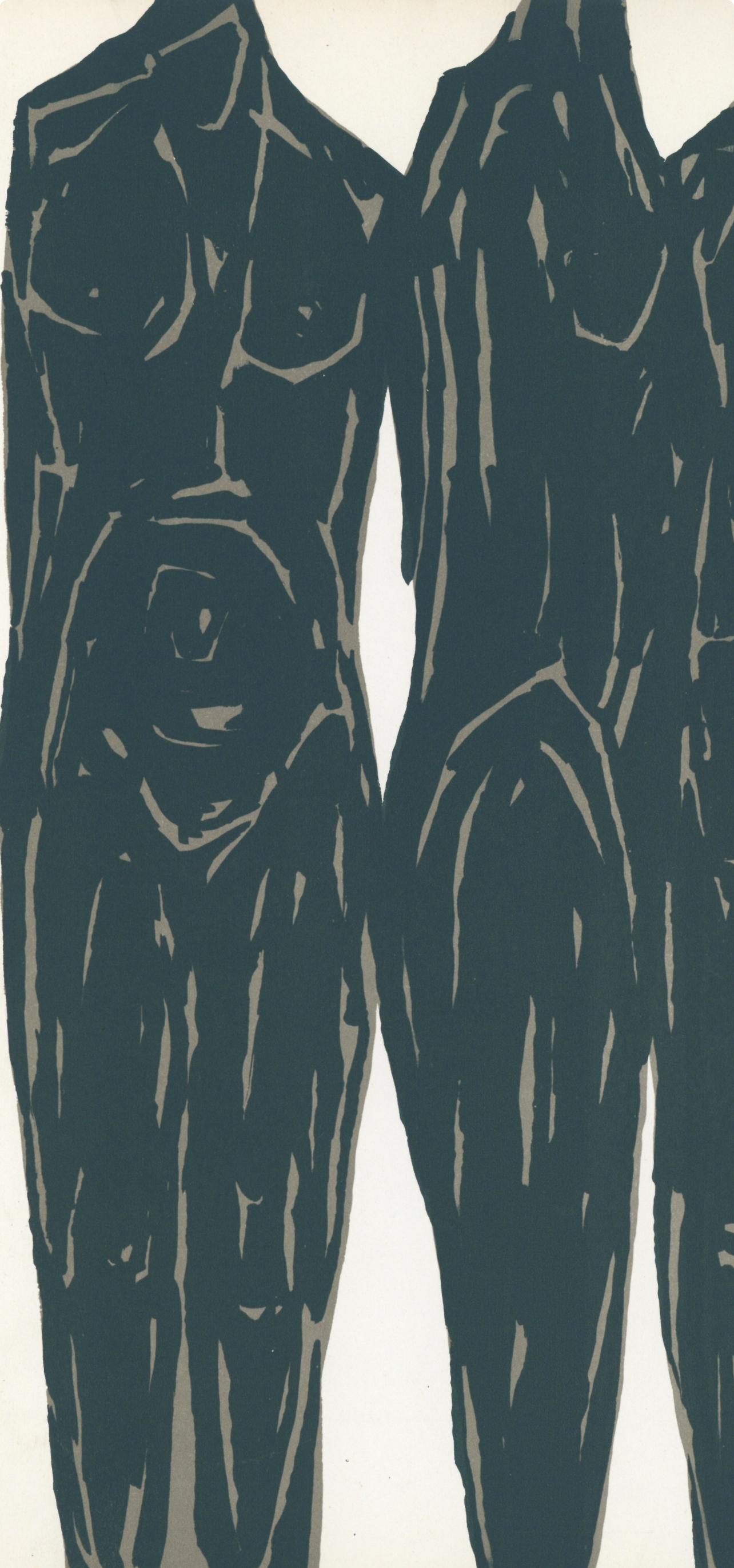 Ubac, Composition, Derrière le miroir (after) - Print by Raoul Ubac