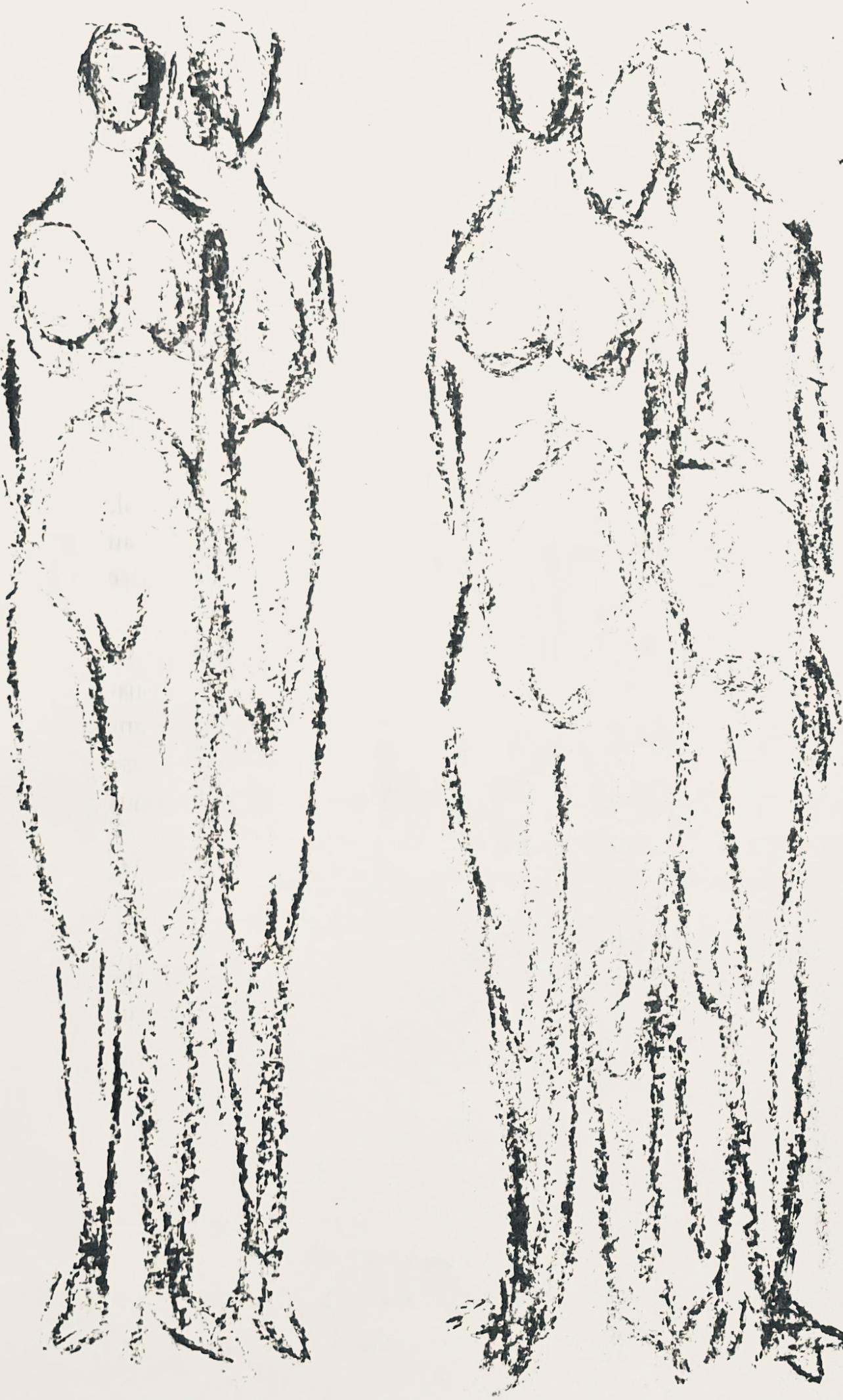 Ubac, Komposition, Derrière le miroir (nach) (Moderne), Print, von Raoul Ubac