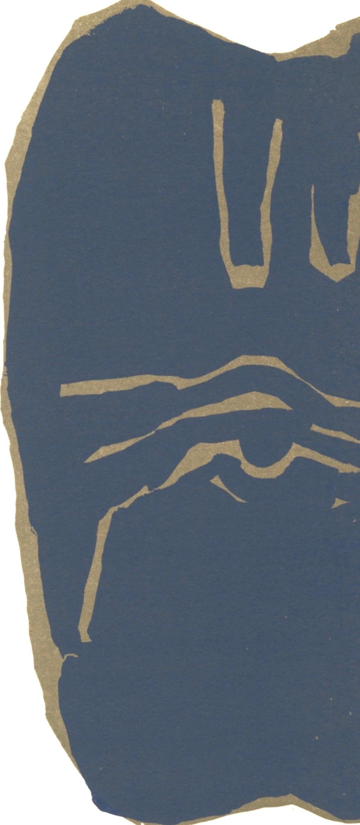 Ubac, Komposition, Derrière le miroir (nach) (Moderne), Print, von Raoul Ubac