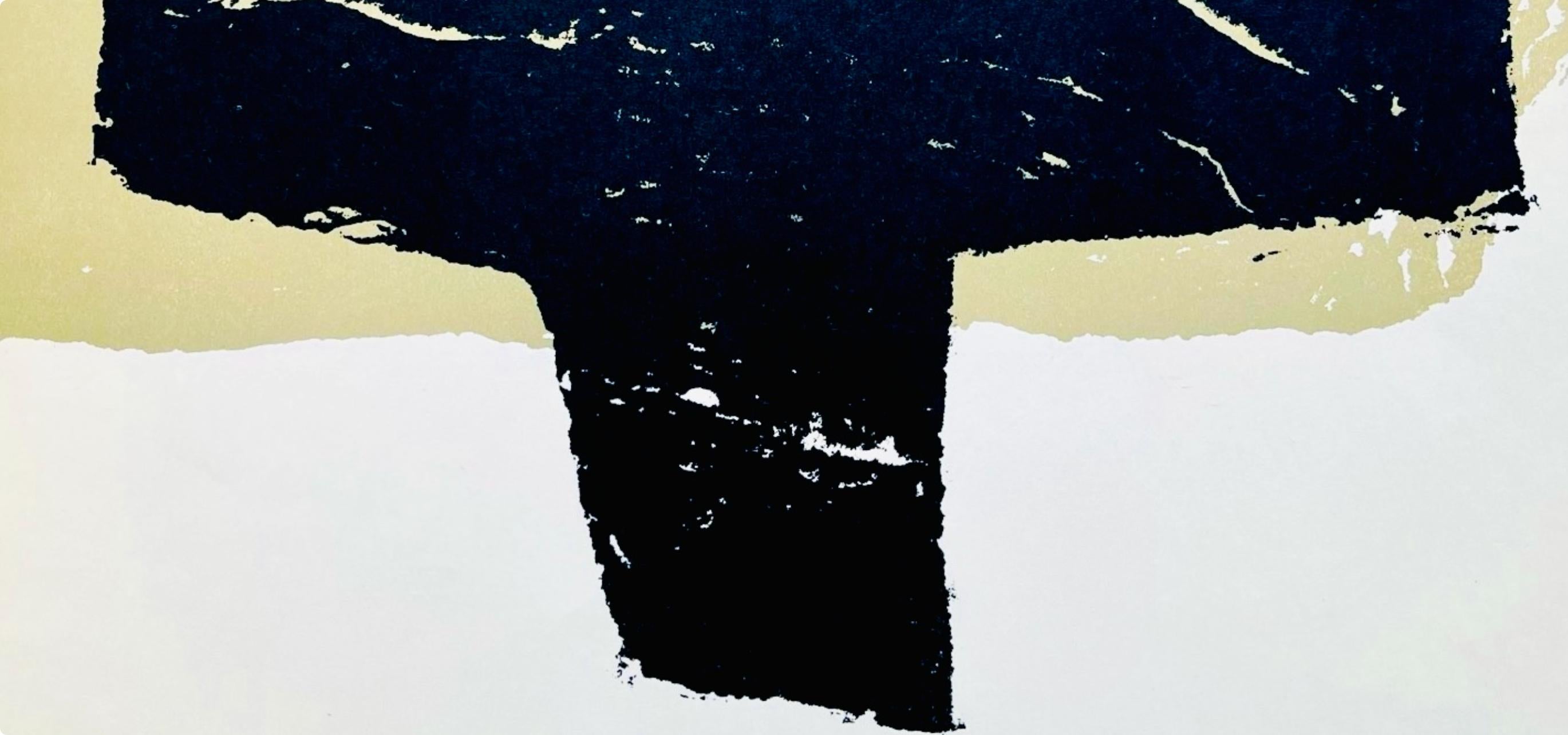 Ubac, Composition, Derrière le miroir (after) - Beige Figurative Print by Raoul Ubac