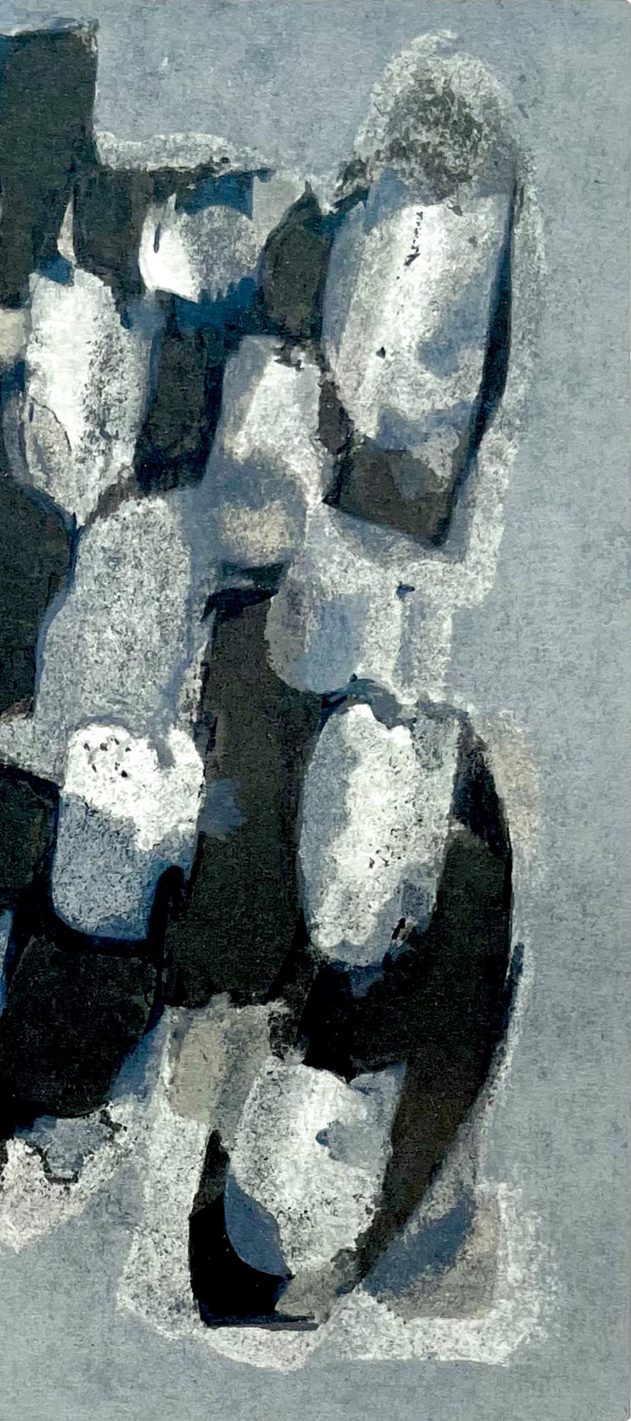 Ubac, Komposition, Derrière le miroir (nach) (Grau), Abstract Print, von Raoul Ubac