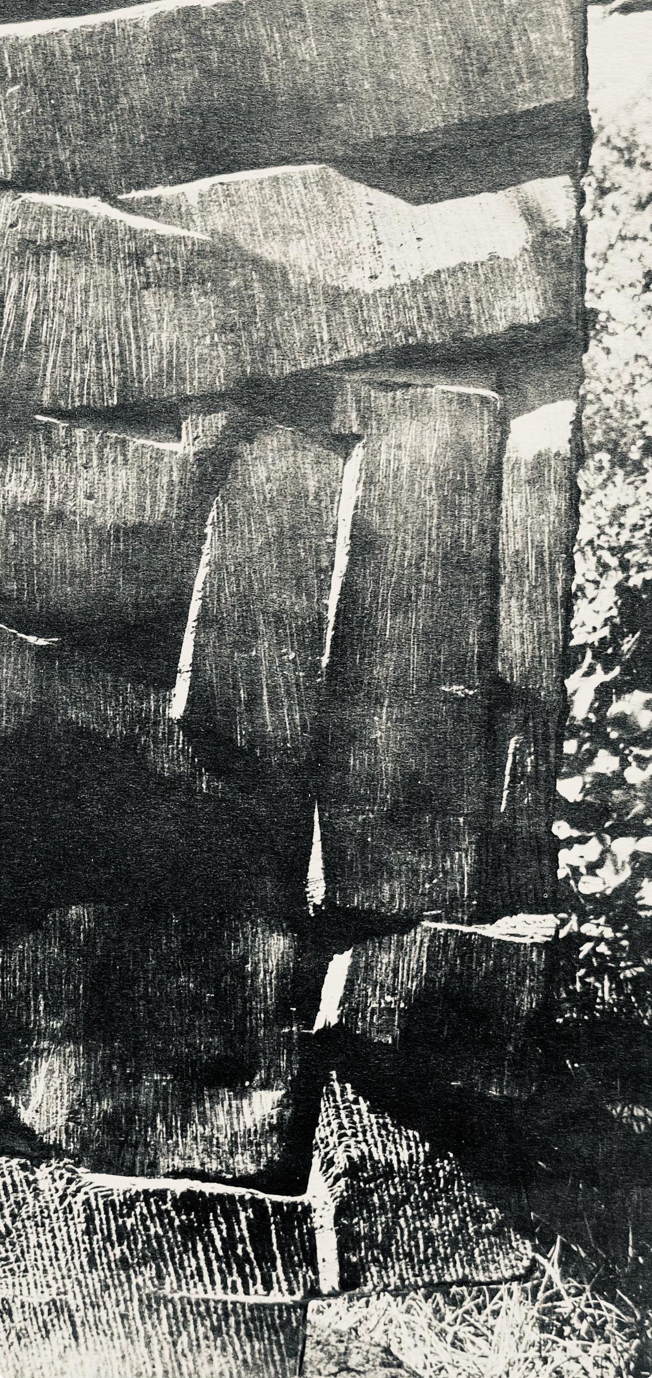 Ubac, Komposition, Derrière le miroir (nach) (Schwarz), Figurative Print, von Raoul Ubac