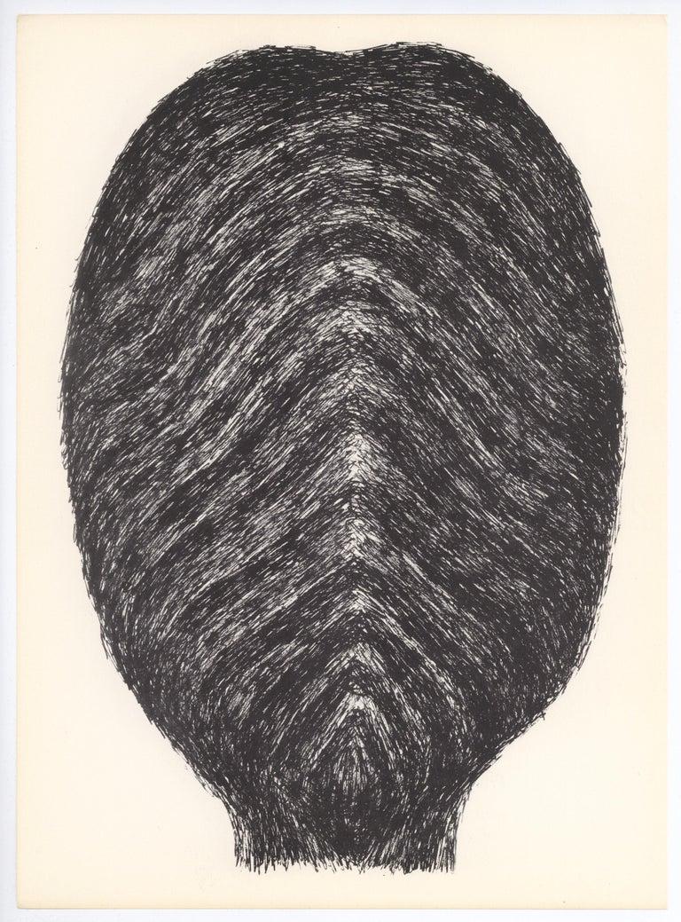 Lithographie sur papier vélin. Inscription : Non signé et non numéroté, tel que publié. Bon état. Notes : Extrait de Derrière le miroir, N° 196, 1972. Publié par Aimé Maeght, Éditeur, Paris ; imprimé par les Éditions Pierre à Feu, Galerie Maeght,