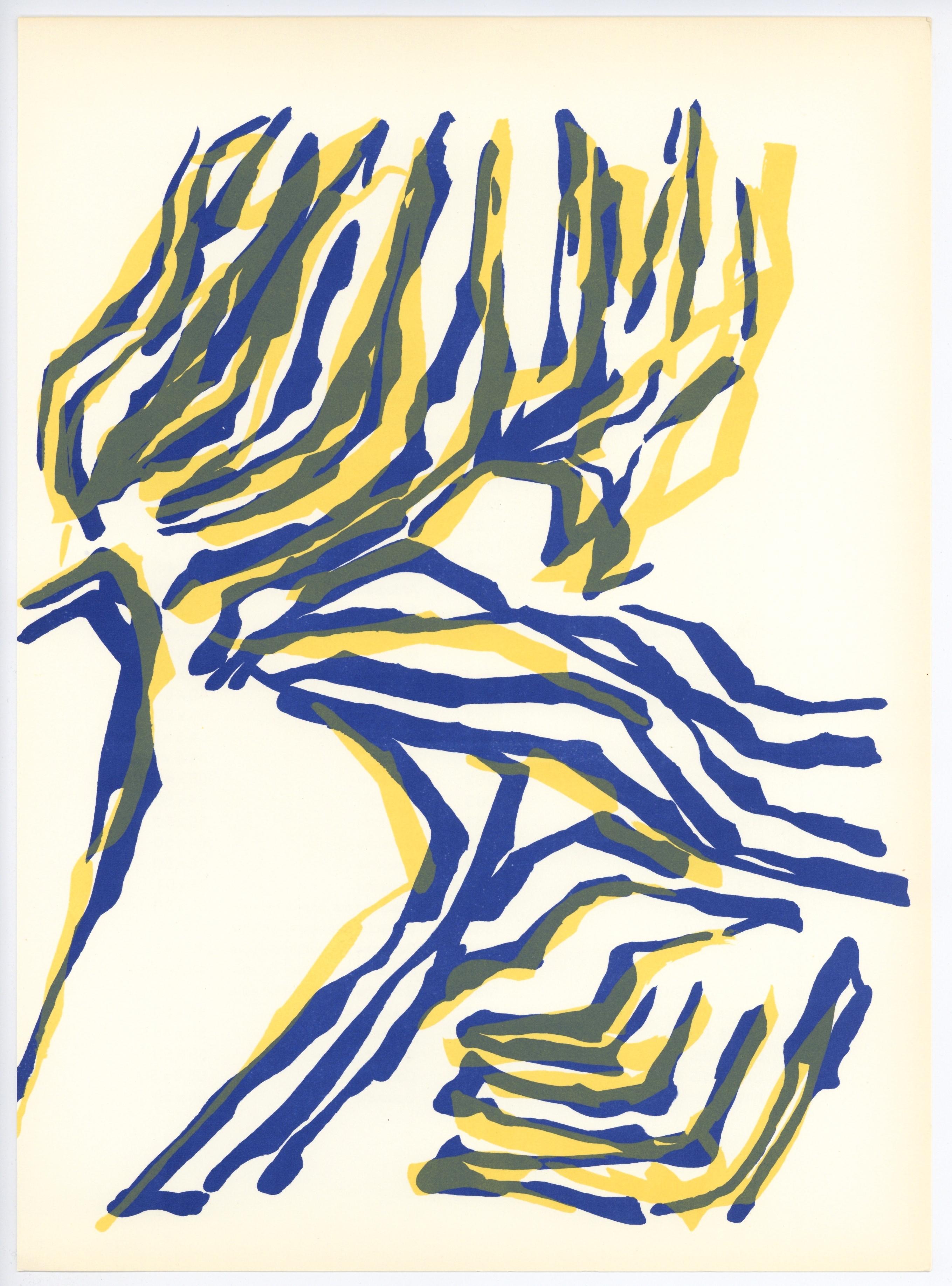 Lithograph on vélin paper. Inscription: Unsigned and unnumbered, as issued. Good condition. Notes: From Derrière le miroir, N° 142, 1964. Published by Aimé Maeght, Éditeur, Paris; printed by Éditions Pierre à Feu, Galerie Maeght, Paris. Excerpted