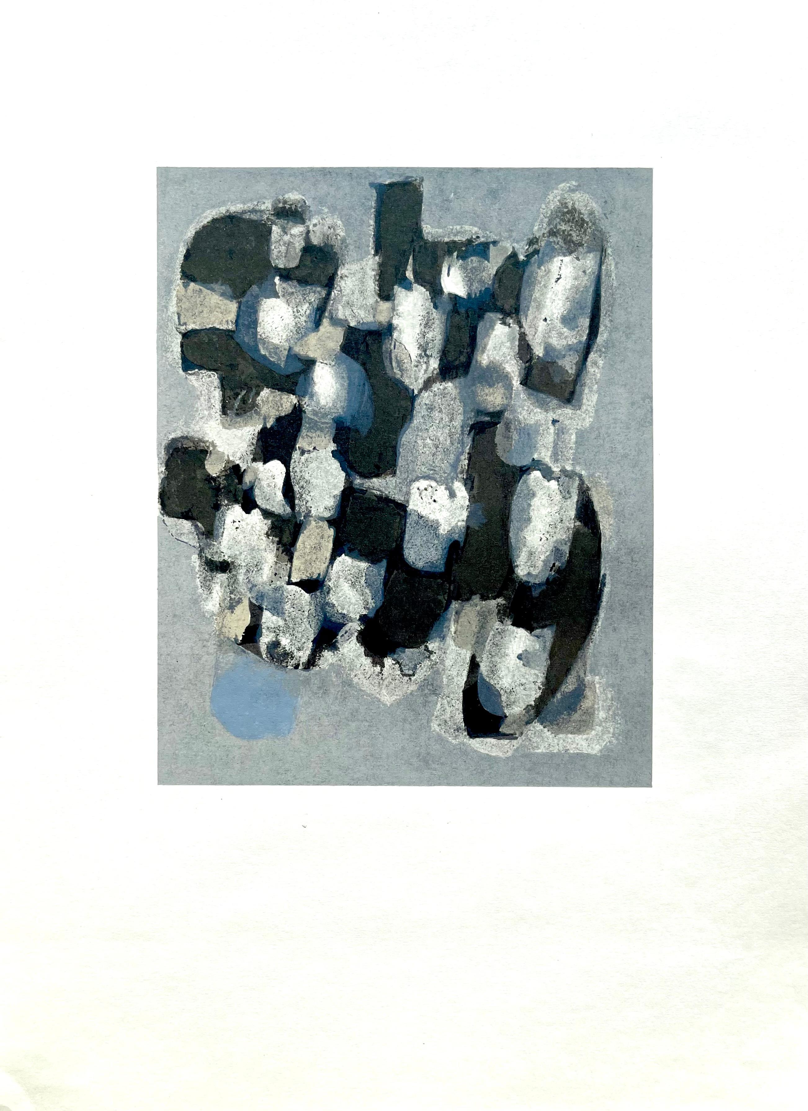 Lithographie auf Velinpapier. Beschriftung: Unsigniert und nicht nummeriert, wie ausgegeben. Guter Zustand. Anmerkungen: Aus Derrière le miroir, Nr. 130, 1961. Herausgegeben von Aimé Maeght, Éditeur, Paris; gedruckt von Éditions Pierre à Feu,