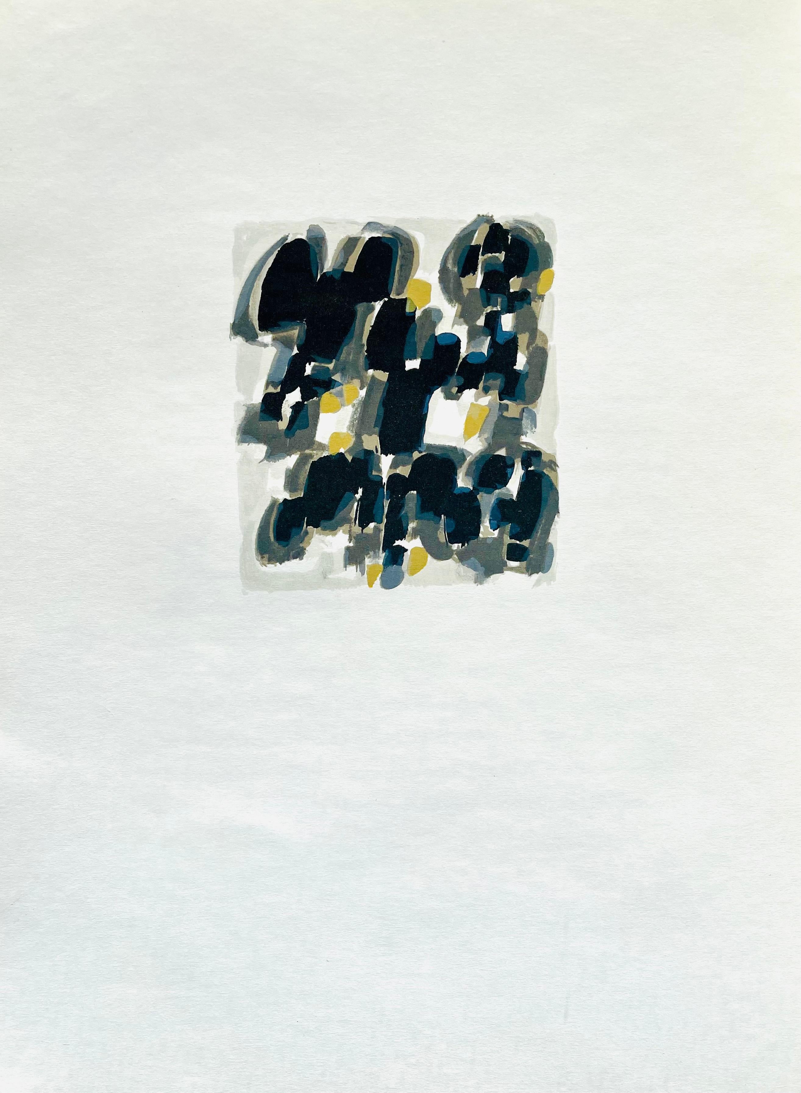 Lithographie auf Velinpapier. Beschriftung: Unsigniert und nicht nummeriert, wie ausgegeben. Guter Zustand. Anmerkungen: Aus Derrière le miroir, Nr. 130, 1961. Herausgegeben von Aimé Maeght, Éditeur, Paris; gedruckt von Éditions Pierre à Feu,