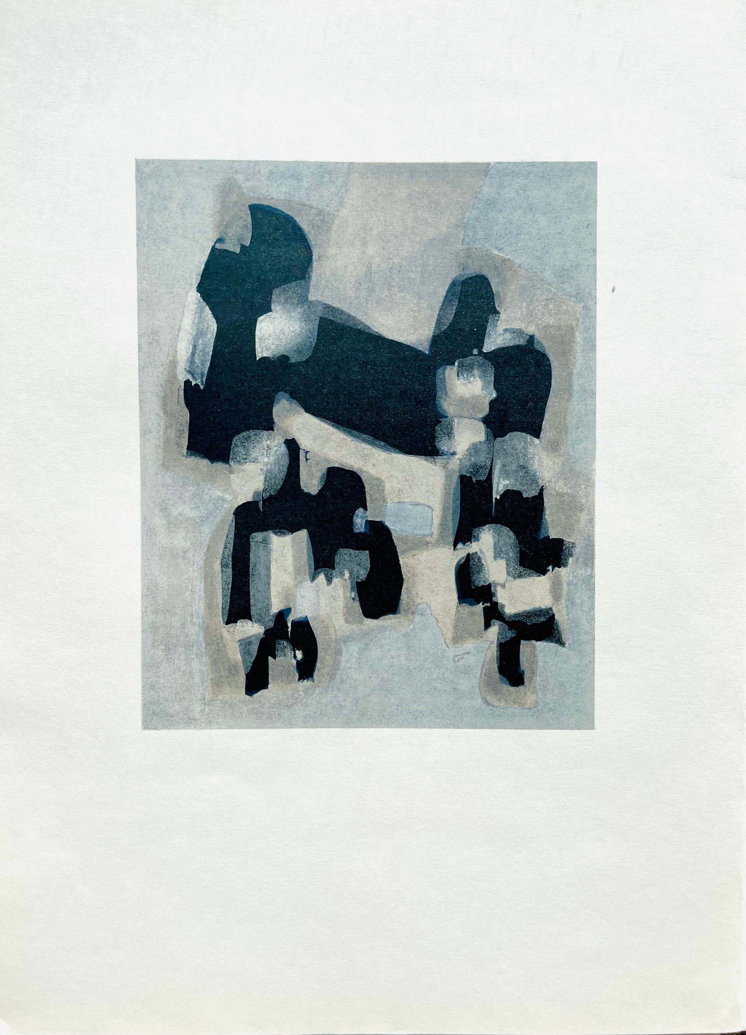 Lithographie auf Velinpapier. Beschriftung: Unsigniert und nicht nummeriert, wie ausgegeben. Guter Zustand. Anmerkungen: Aus Derrière le miroir, Nr. 130, 1961. Herausgegeben von Aimé Maeght, Éditeur, Paris; gedruckt von Éditions Pierre à Feu,