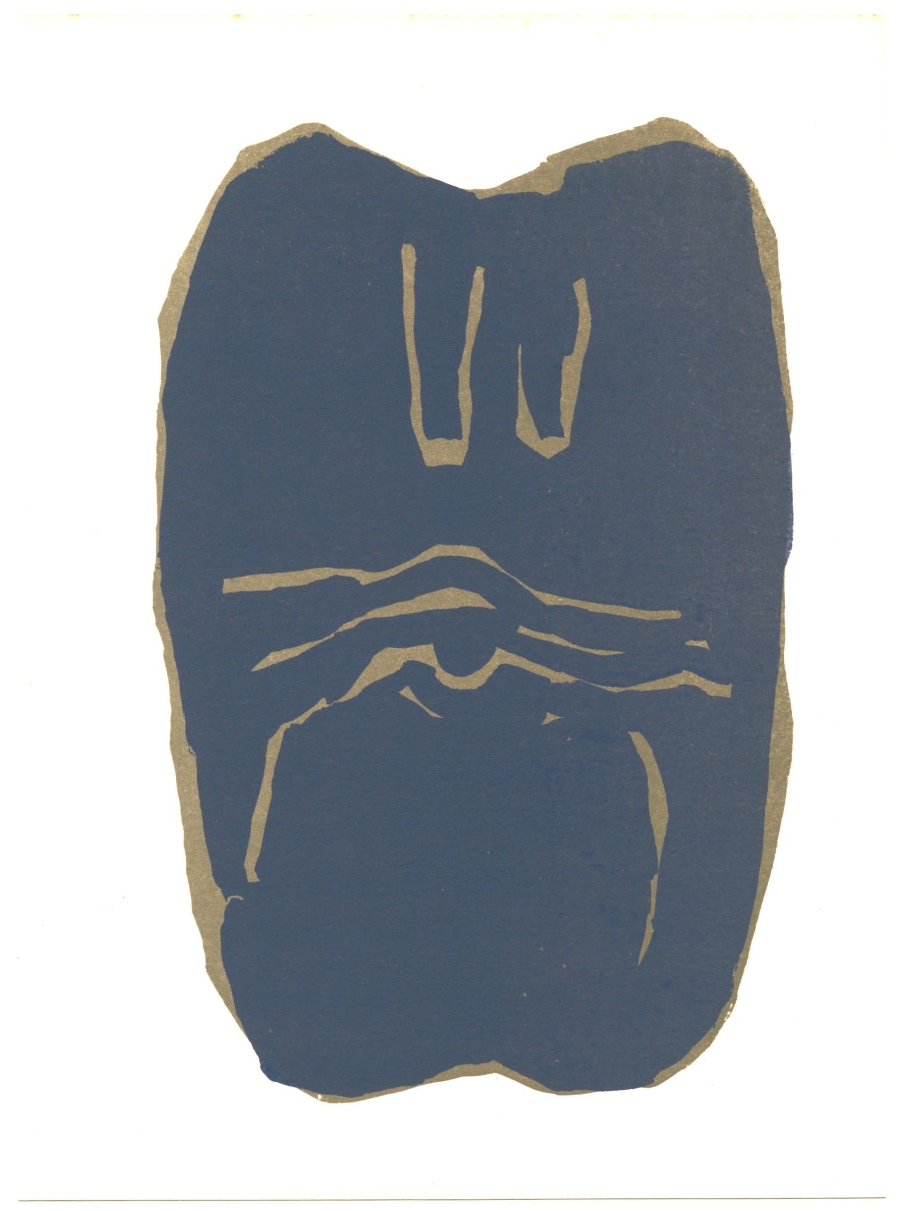 Lithographie auf Vélin Chiffon de Mandeure Papier. Unsigniert und nicht nummeriert, wie ausgegeben. Guter Zustand. Anmerkungen: Aus dem Album, Lithographies et Eaux-Fortes Originales, Livres Illustres Originaux Affiches Derrière le miroir, 1966.