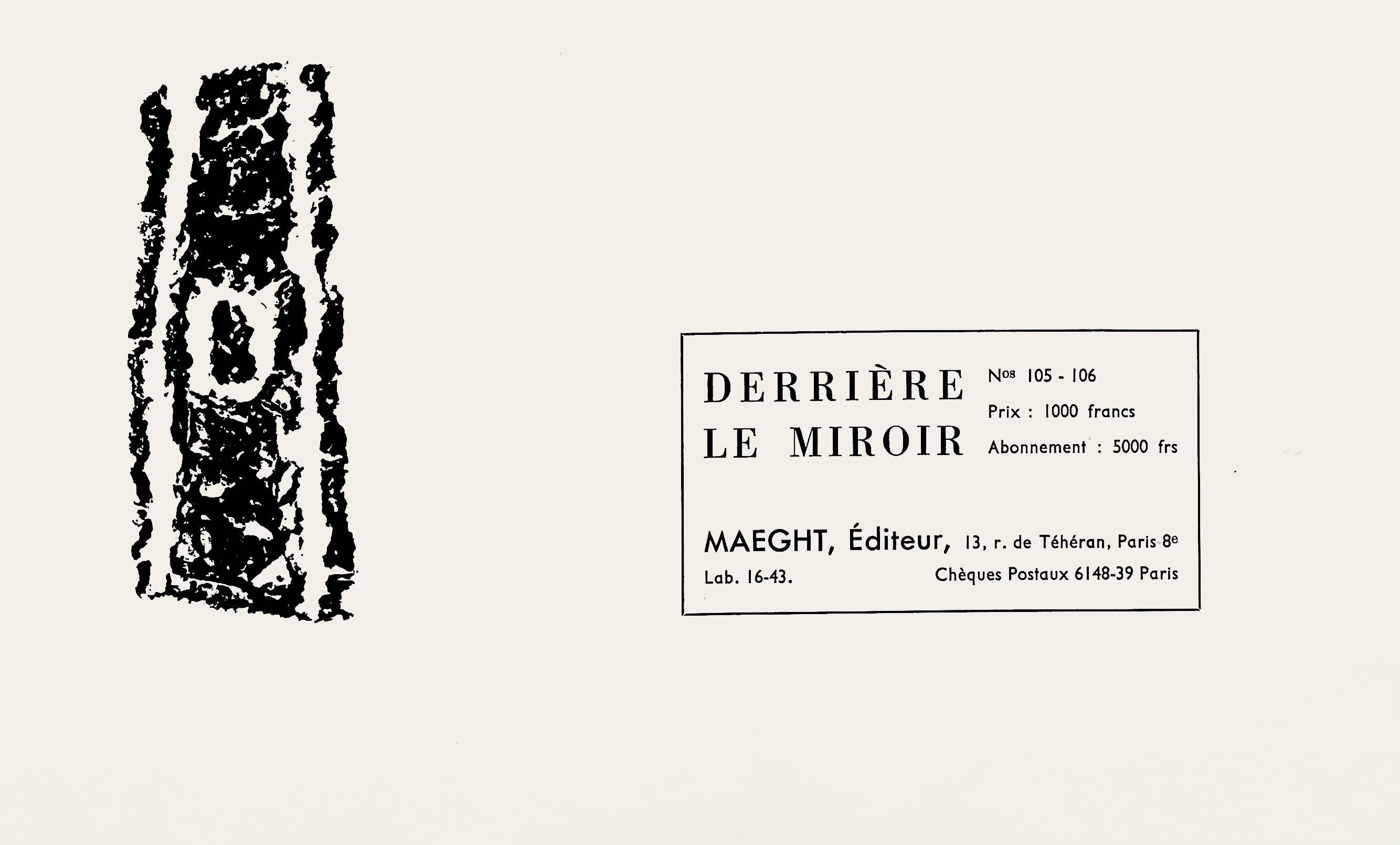 Ubac, Composition, Derrière le miroir (après) en vente 1