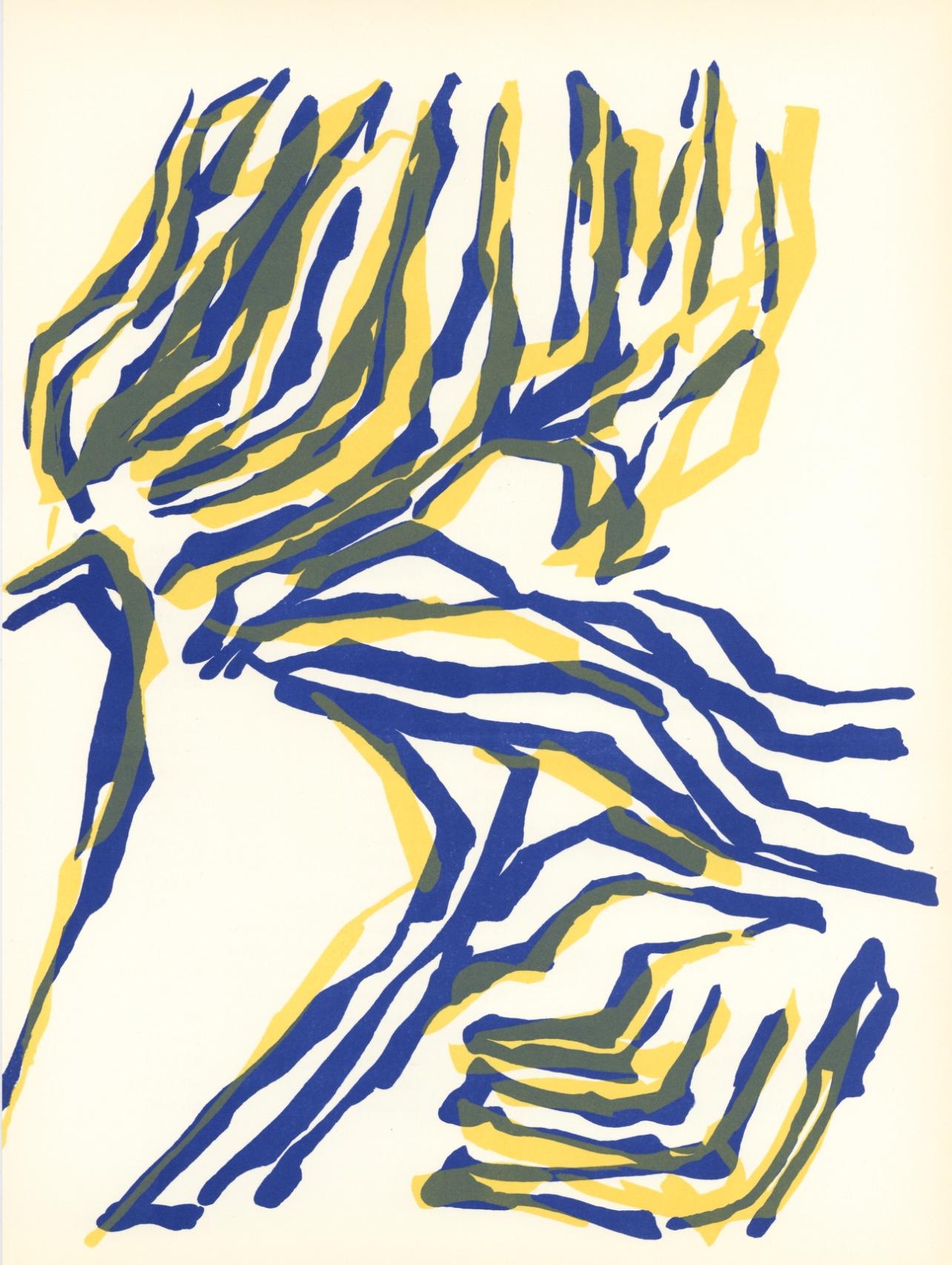 Raoul Ubac Abstract Print - Ubac, Composition, Derrière le miroir (after)