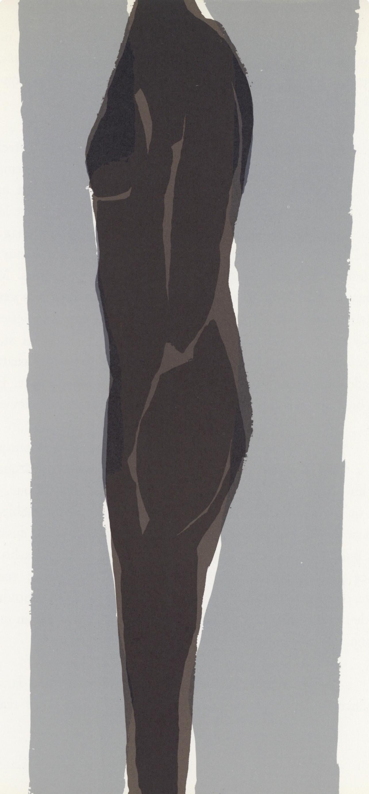 Raoul Ubac Abstract Print – Ubac, Komposition, Derrière le miroir (nach)
