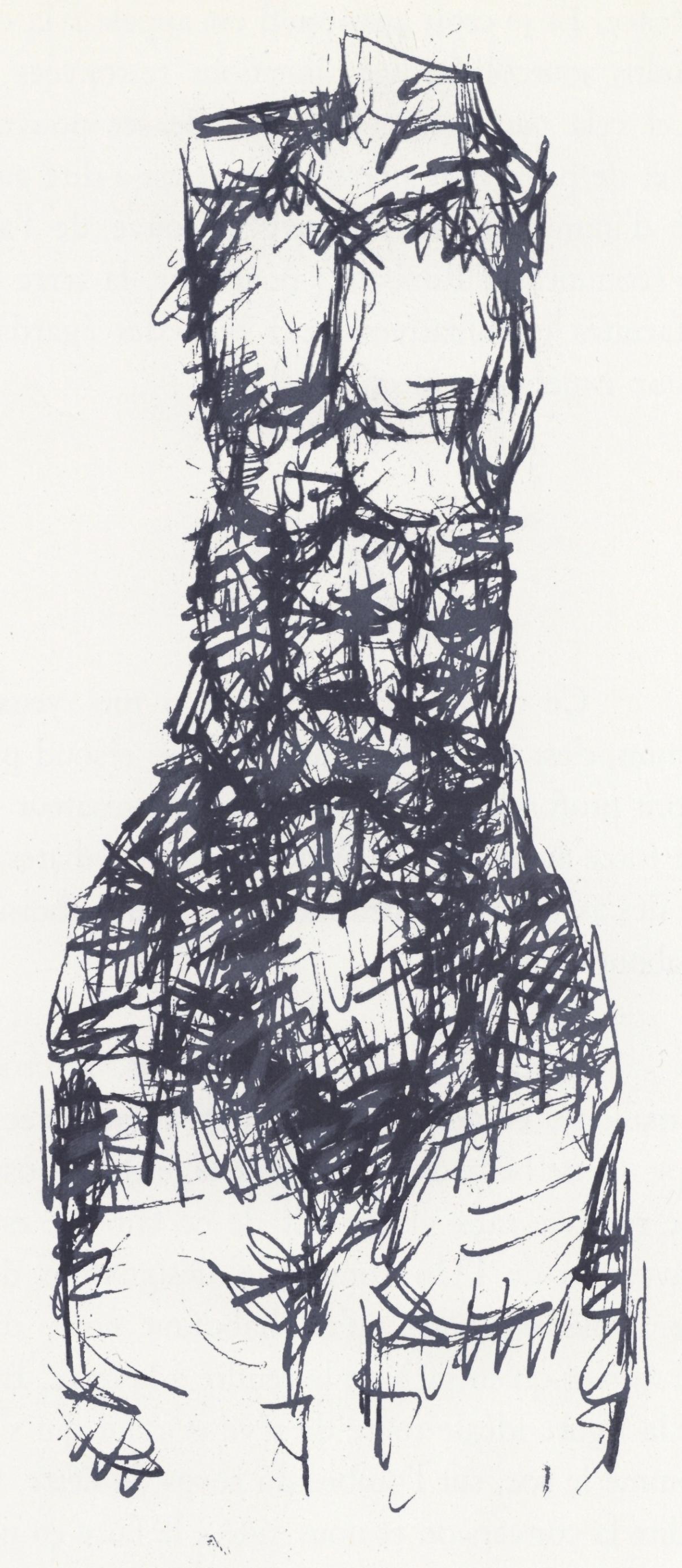 Raoul Ubac Abstract Print – Ubac, Komposition, Derrière le miroir (nach)