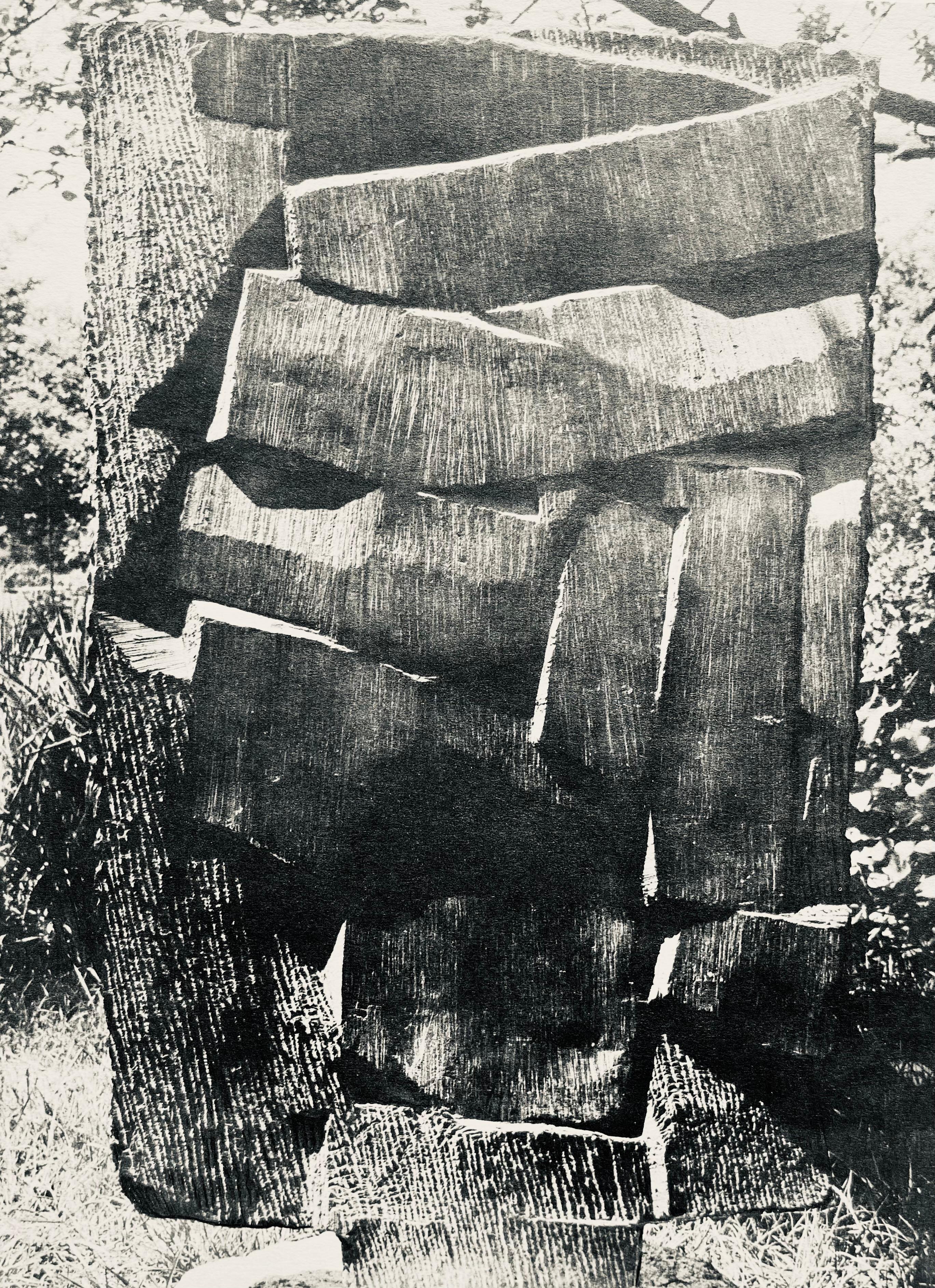 Raoul Ubac Figurative Print – Ubac, Komposition, Derrière le miroir (nach)