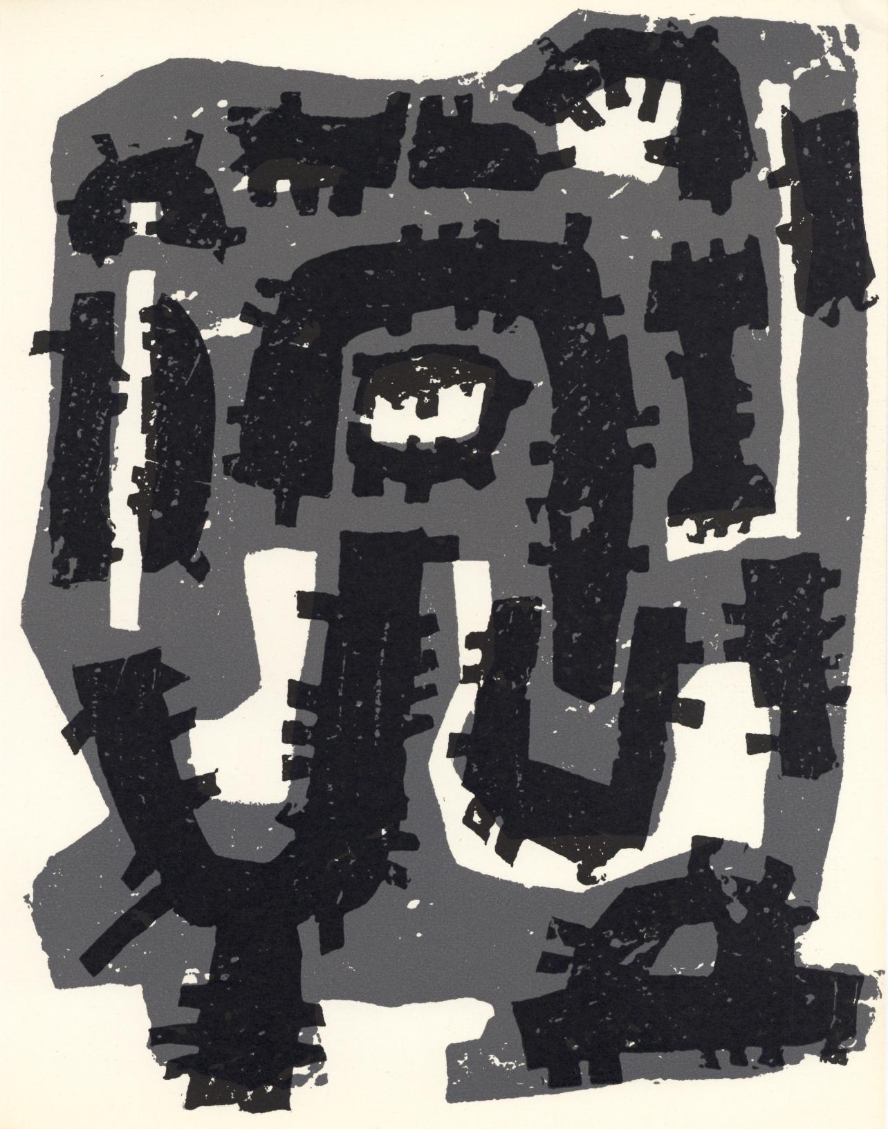 Raoul Ubac Figurative Print – Ubac, Komposition, XXe Siècle (nach)