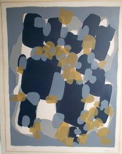 Serigrafia astratta surrealista di Raoul Ubac