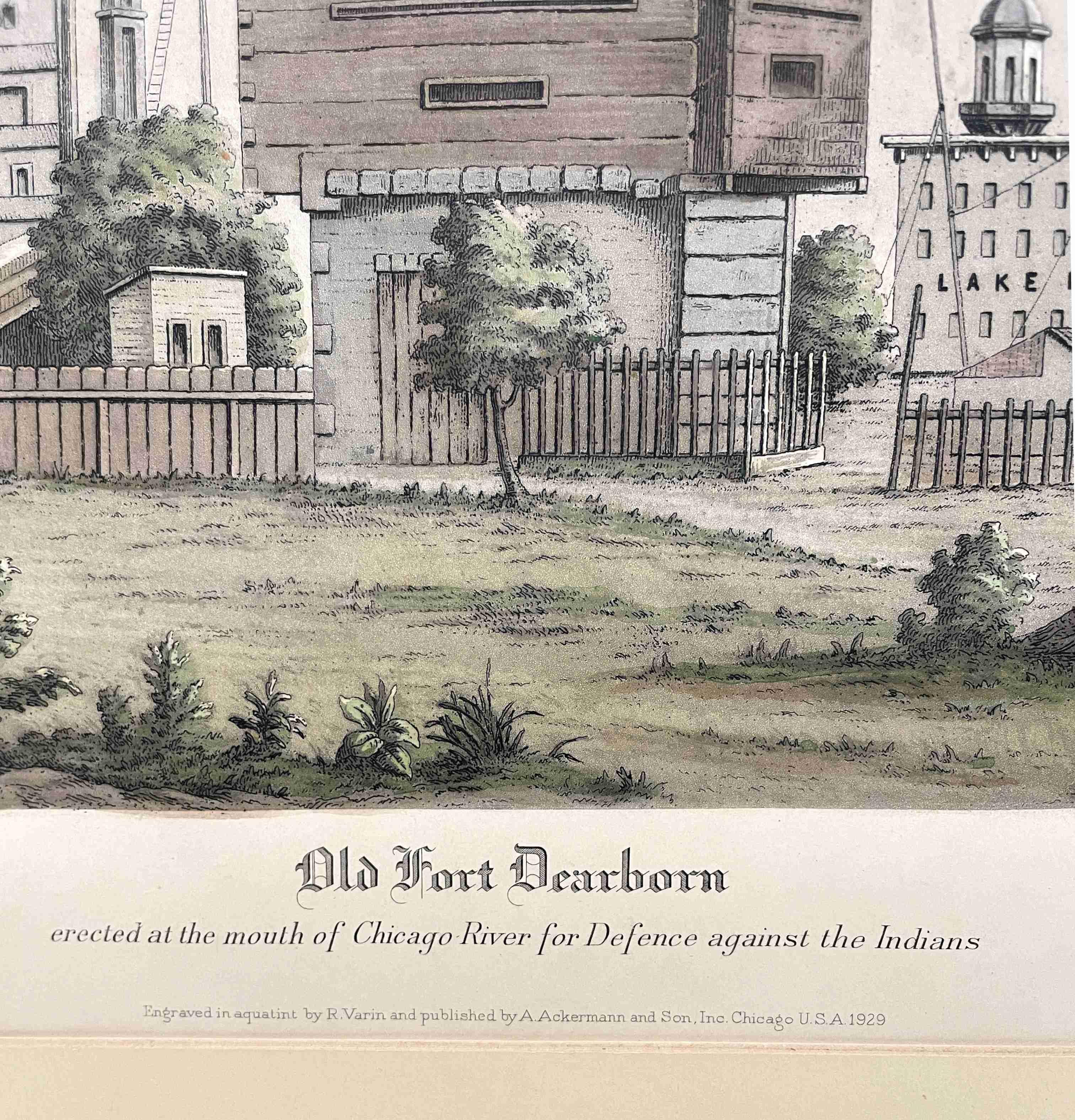 Una litografia del 1929 di 