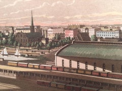 Chicago's Michigan Avenue in 1861