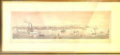 “New York City boats ships view from river 1839”
