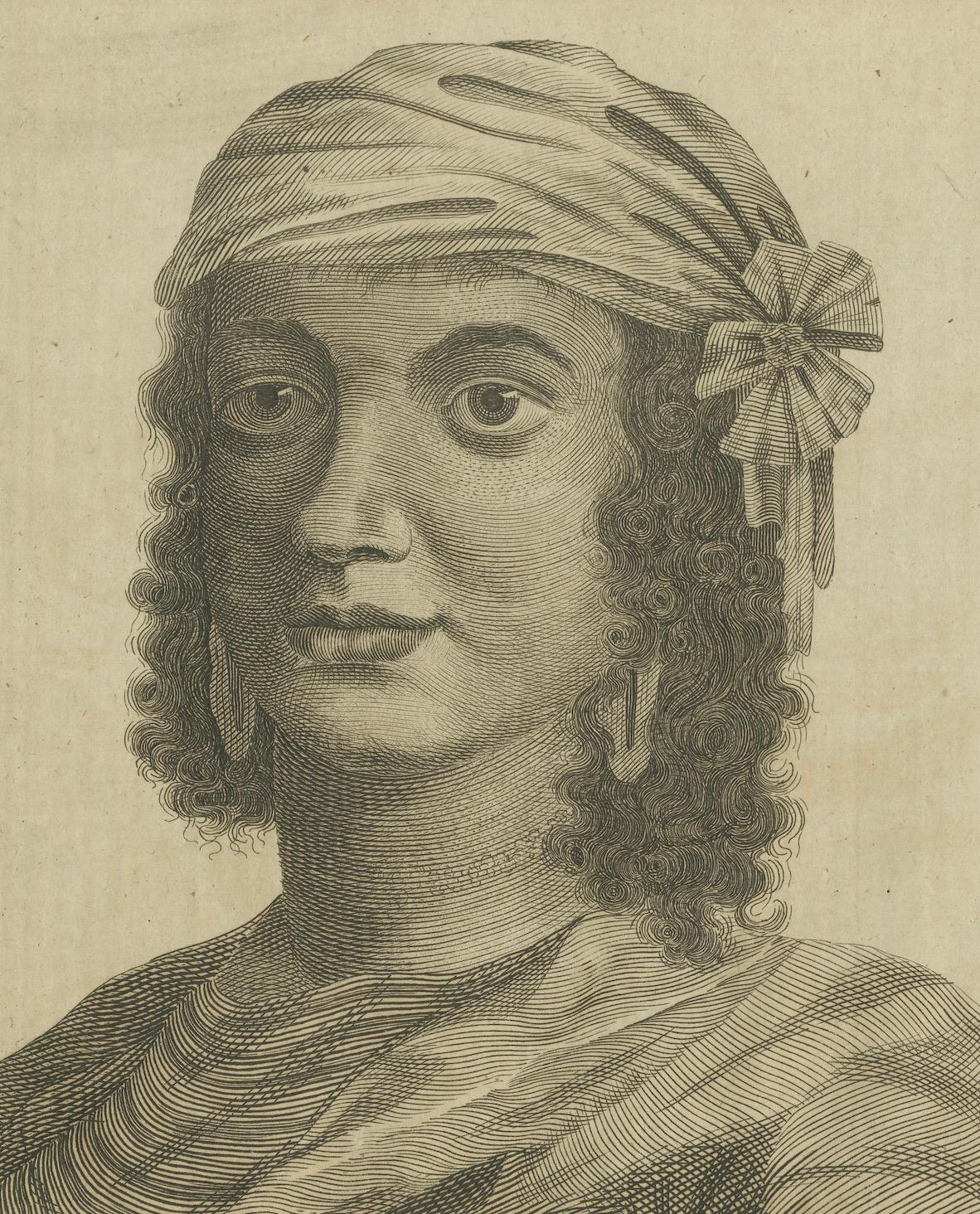 Rapa Nui Gaze: Portraits aus der Osterinsel, gestochen und veröffentlicht um 1785 (Papier) im Angebot