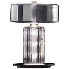 Rapanui Large, Melogranoblu, Table Lamp, Metallized Glass