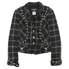 Chanel Rare Collectors Black Tweed Jacket