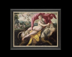 Rape of Europa, after Baroque Oil Painting by Marten de Vos