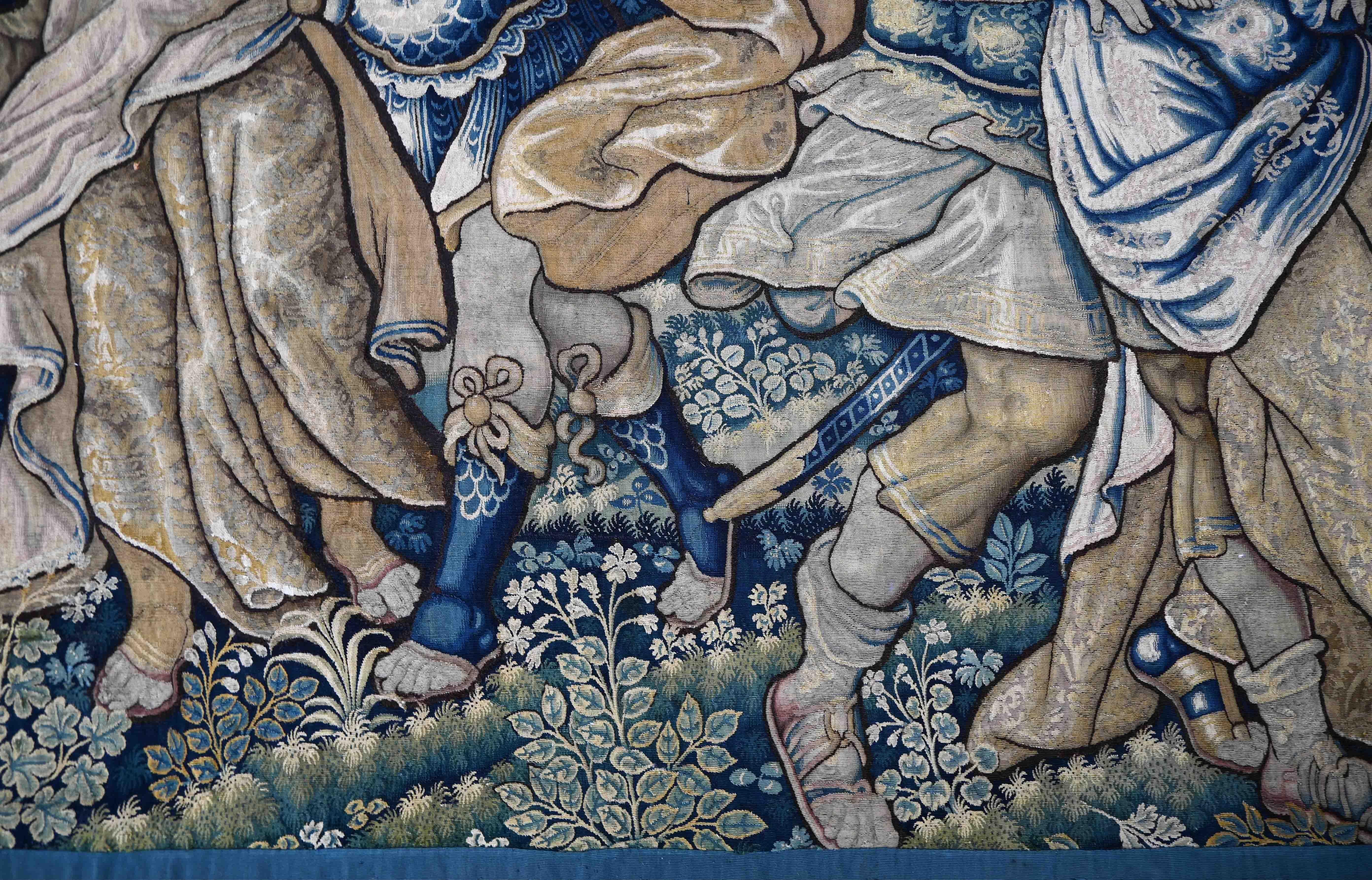 Rape of the Sabine women, antique Flemish Tapestry End of 16th century - N° 1473 For Sale 2