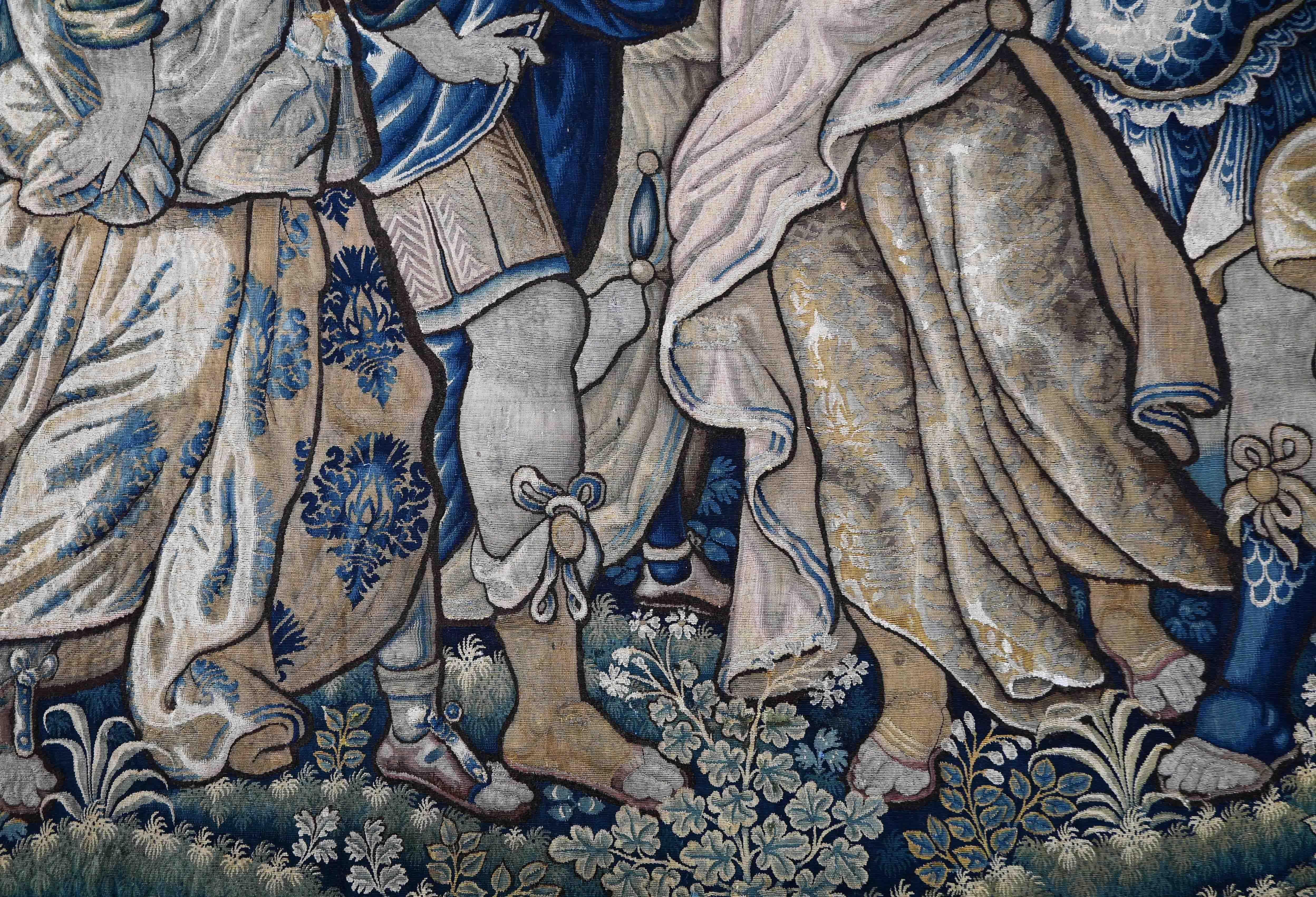 Rape of the Sabine women, antique Flemish Tapestry End of 16th century - N° 1473 For Sale 4