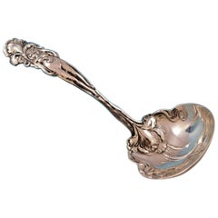 Raphael by Alvin Mestolo da sugo in argento sterling grande con Iris Art Nouveau