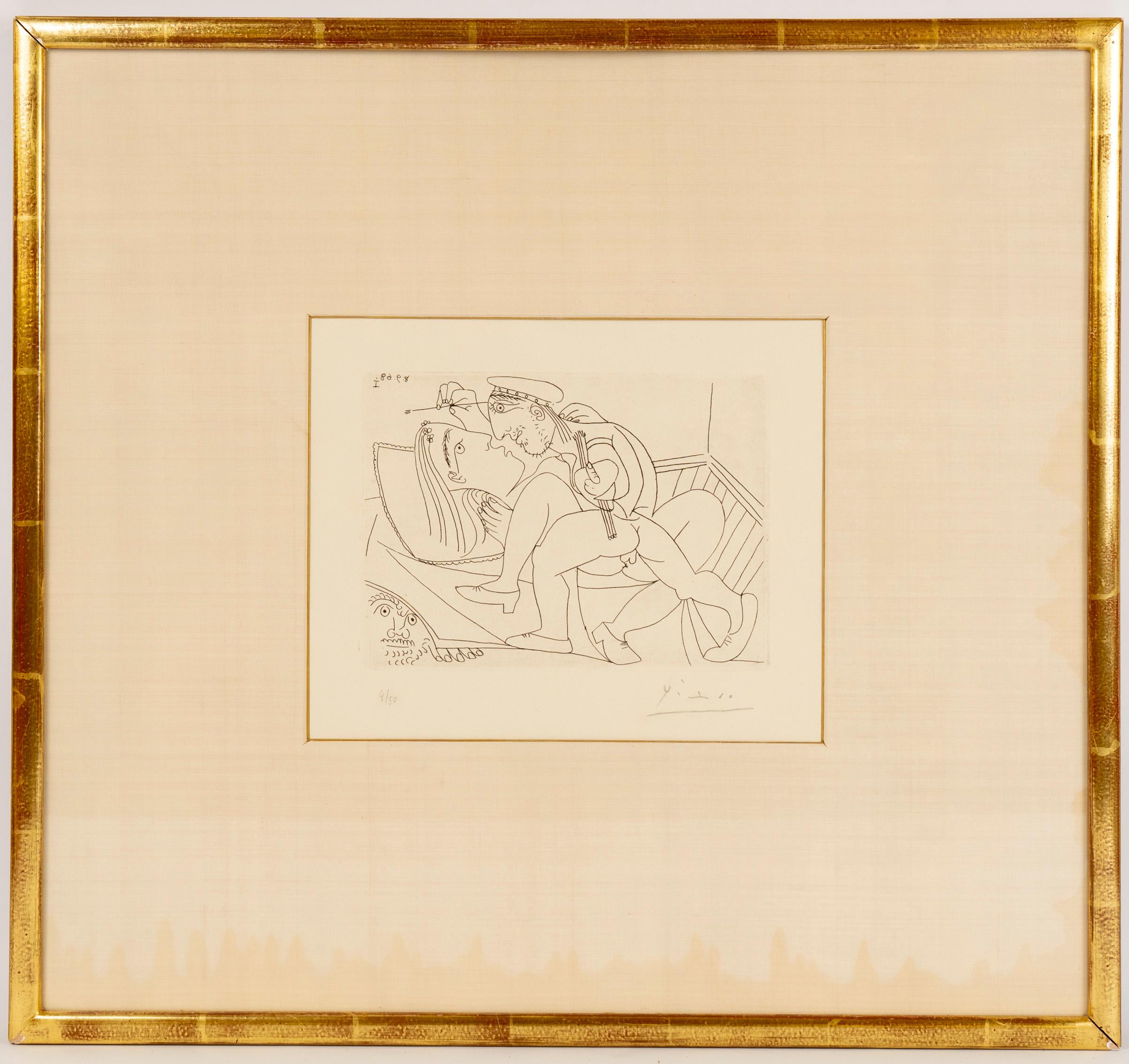 Raphaël et la Fornarina XXI, Pablo Picasso (1968) im Angebot 3