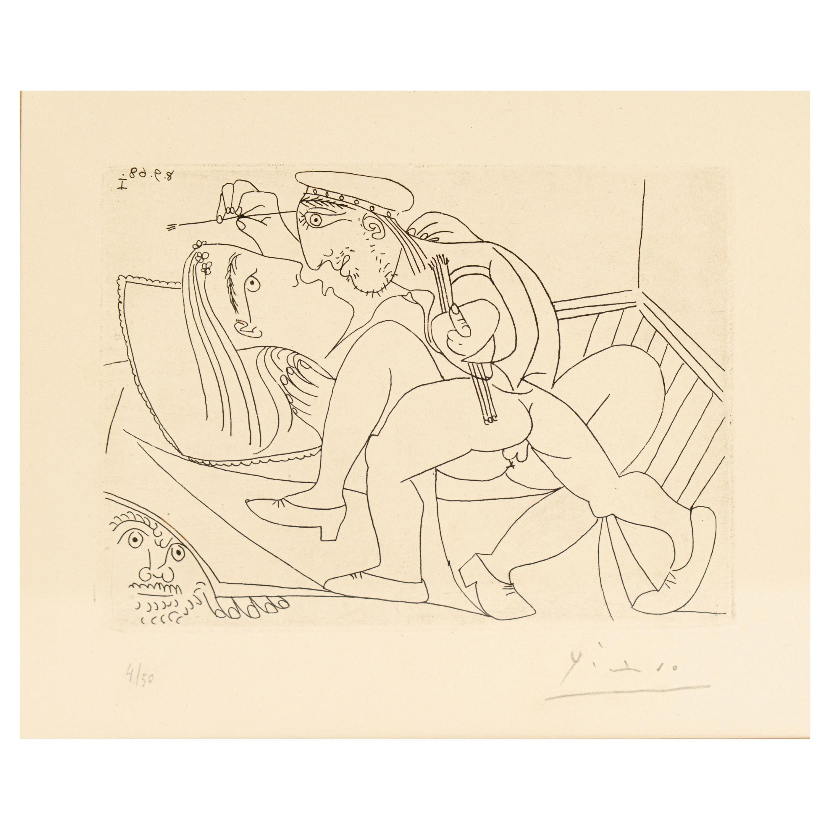 Raphaël et la Fornarina XXI, Pablo Picasso (1968)