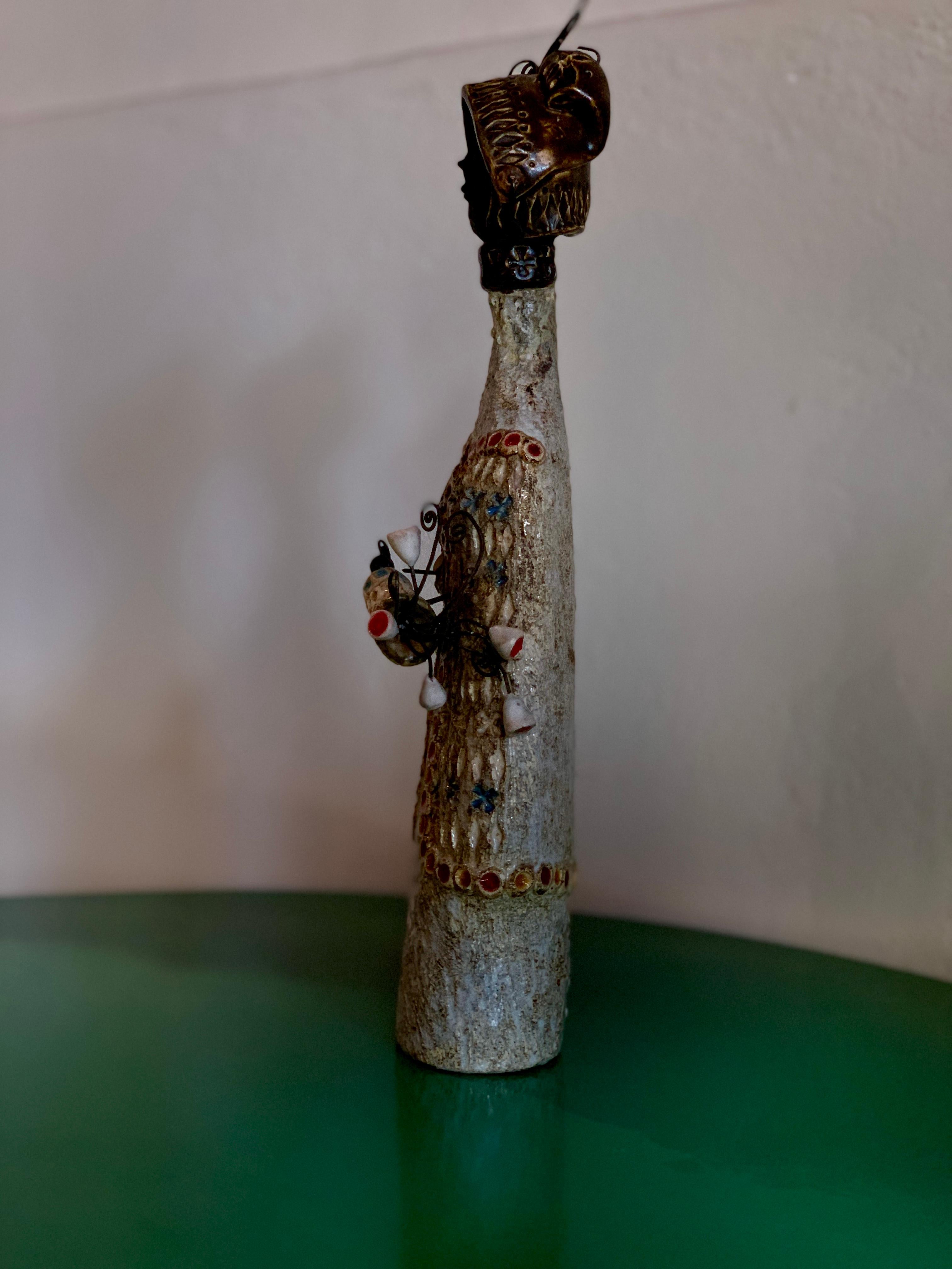 Raphaël Giarrusso, sculpture en céramique, France vers 1960 Bon état - En vente à L’ISLE-SUR-LA-SORGUE, FR