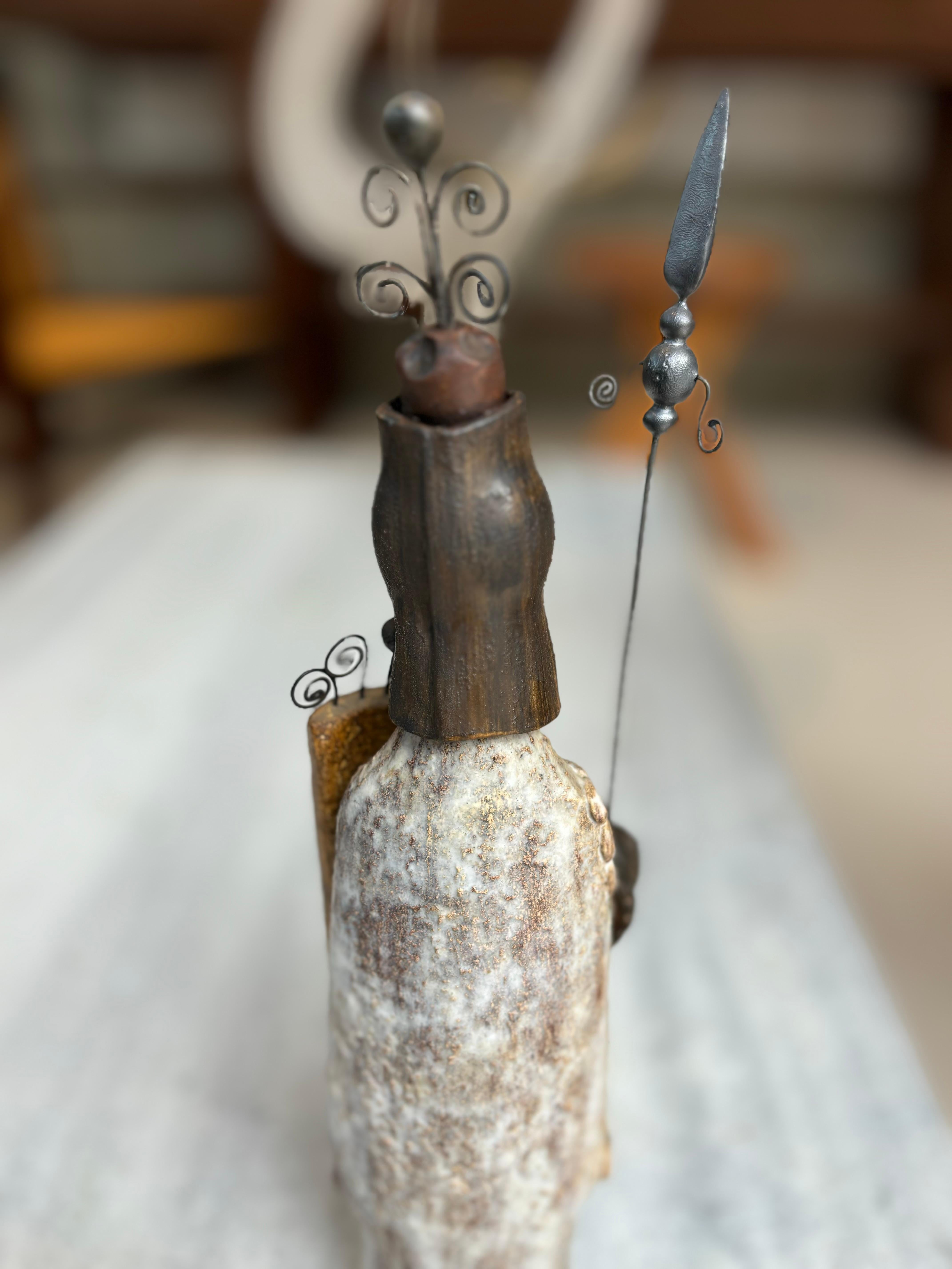 Scultura in ceramica di Raphael Giarusso in vendita 3