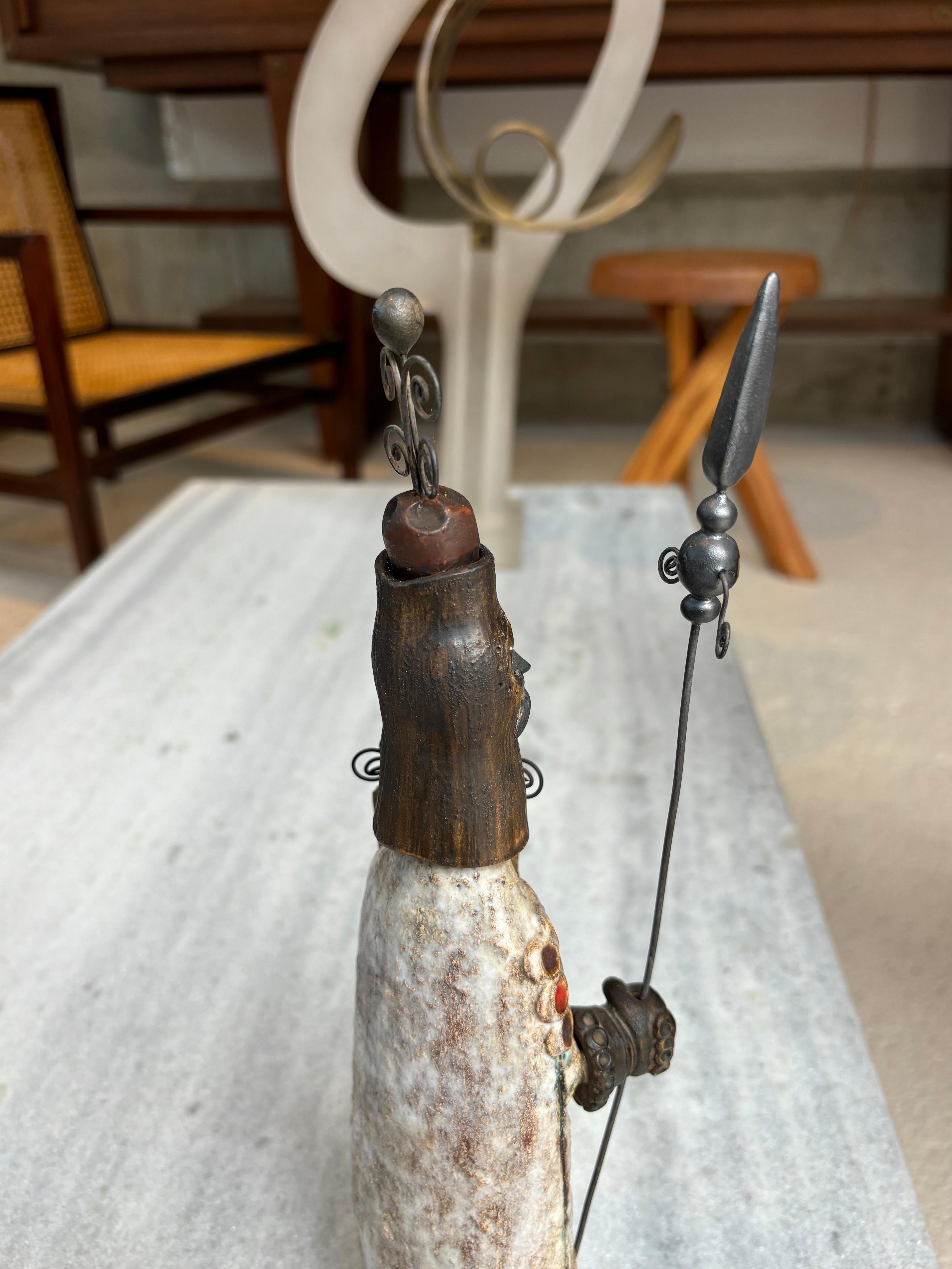 Scultura in ceramica di Raphael Giarusso in vendita 5