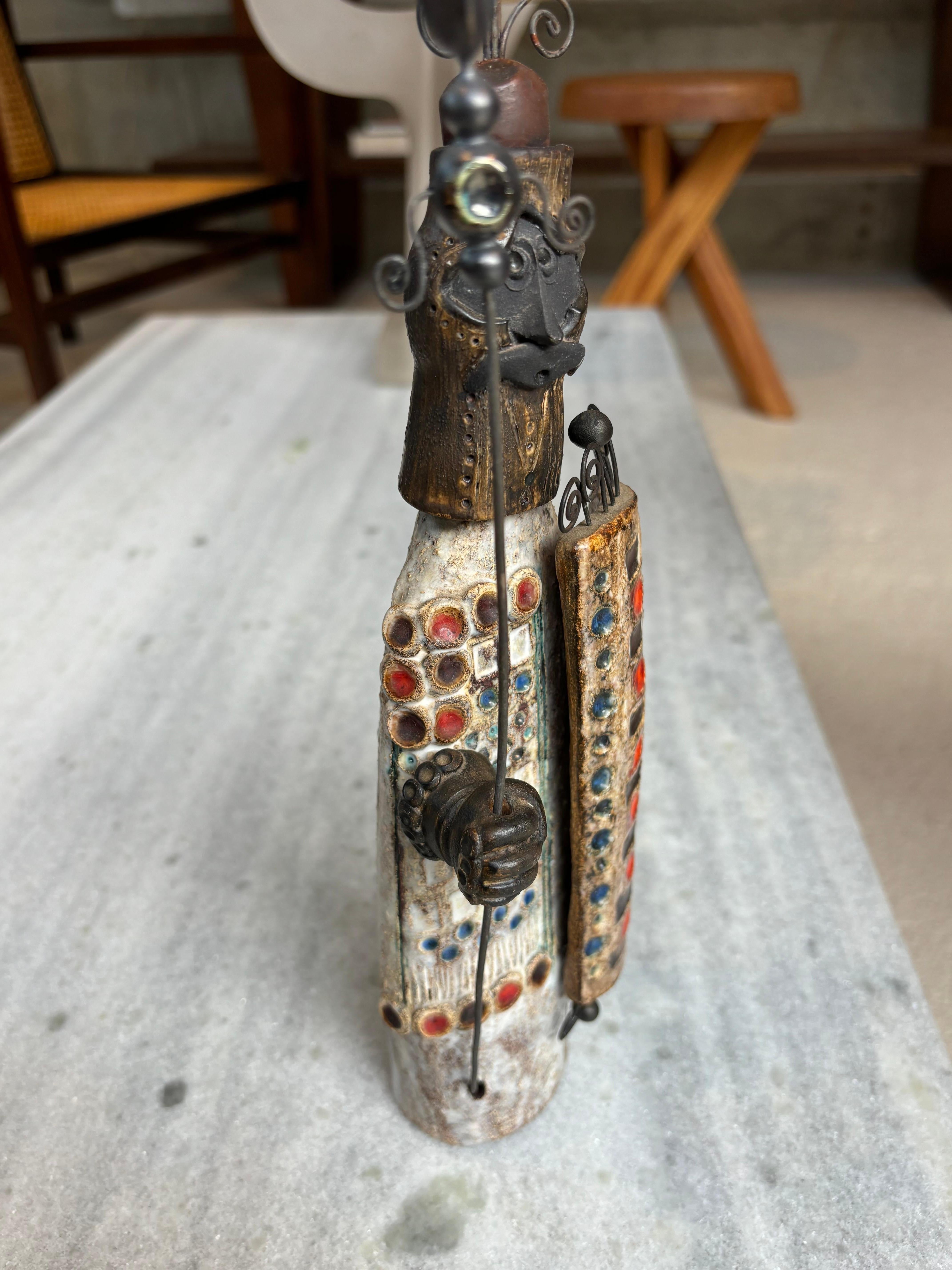 Scultura in ceramica di Raphael Giarusso in vendita 6
