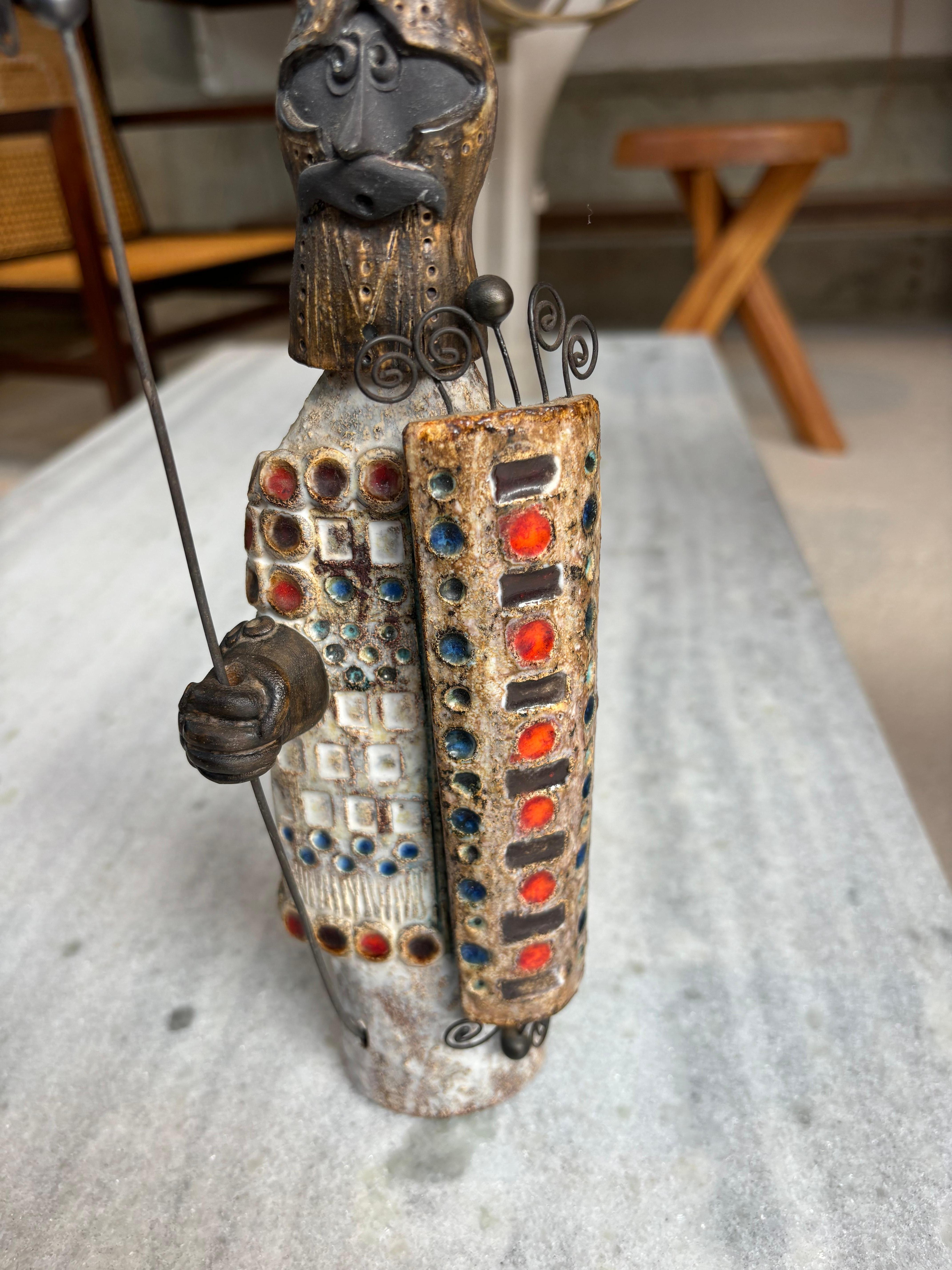 Scultura in ceramica di Raphael Giarusso in vendita 7