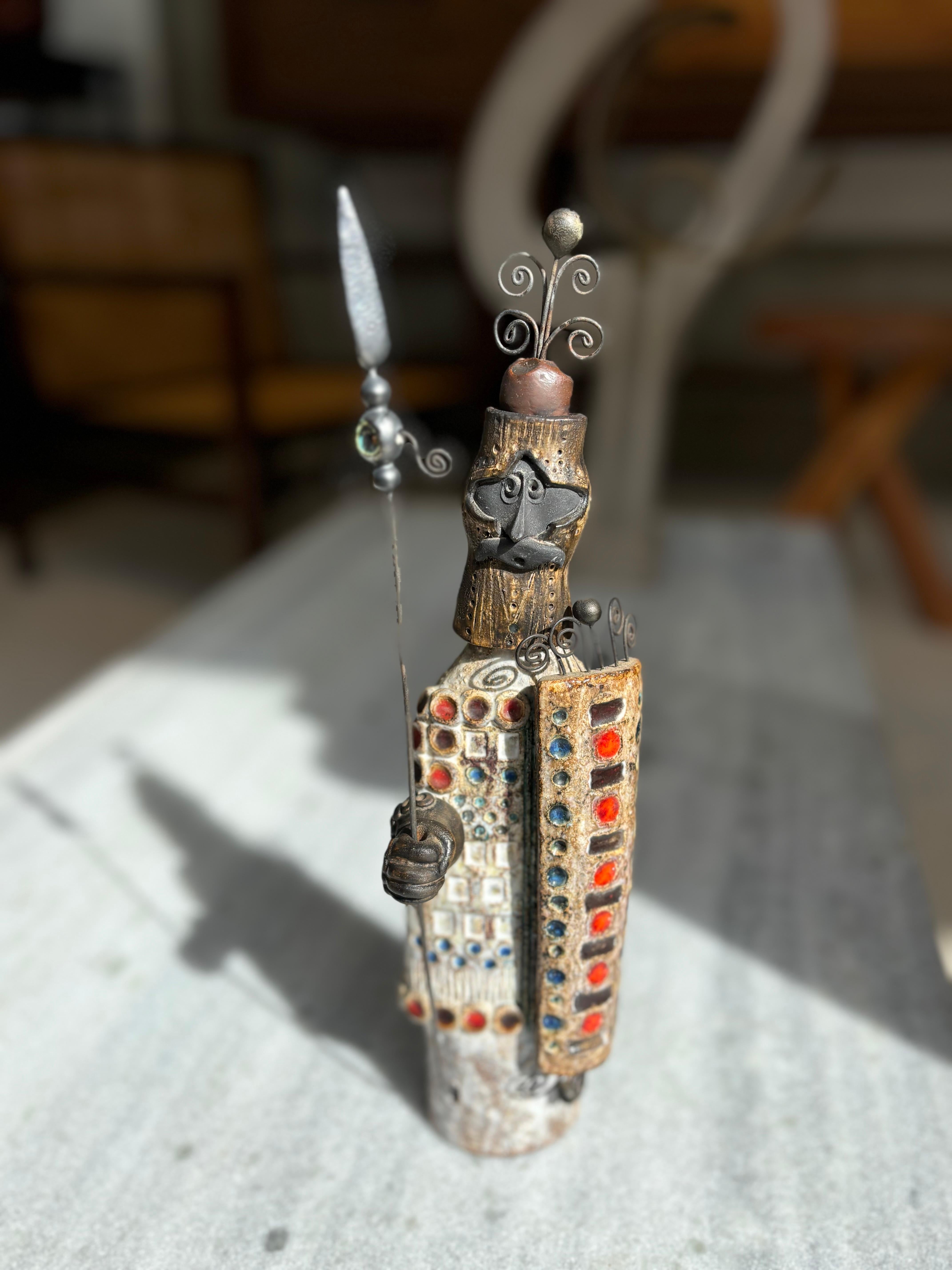 Francese Scultura in ceramica di Raphael Giarusso in vendita