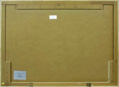 "Fuoco" stampa d'archivio, pittura a olio e tecnica mista racchiusa in resina di Mazzucco