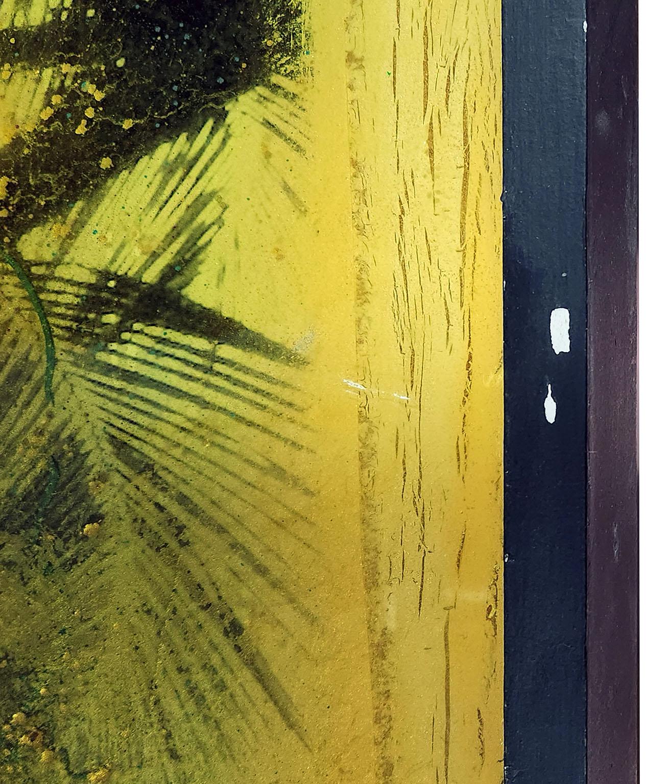 « Miami Life » de Raphael Mazzucco, impression d'archives et techniques mixtes enchâssées dans de la résine en vente 4